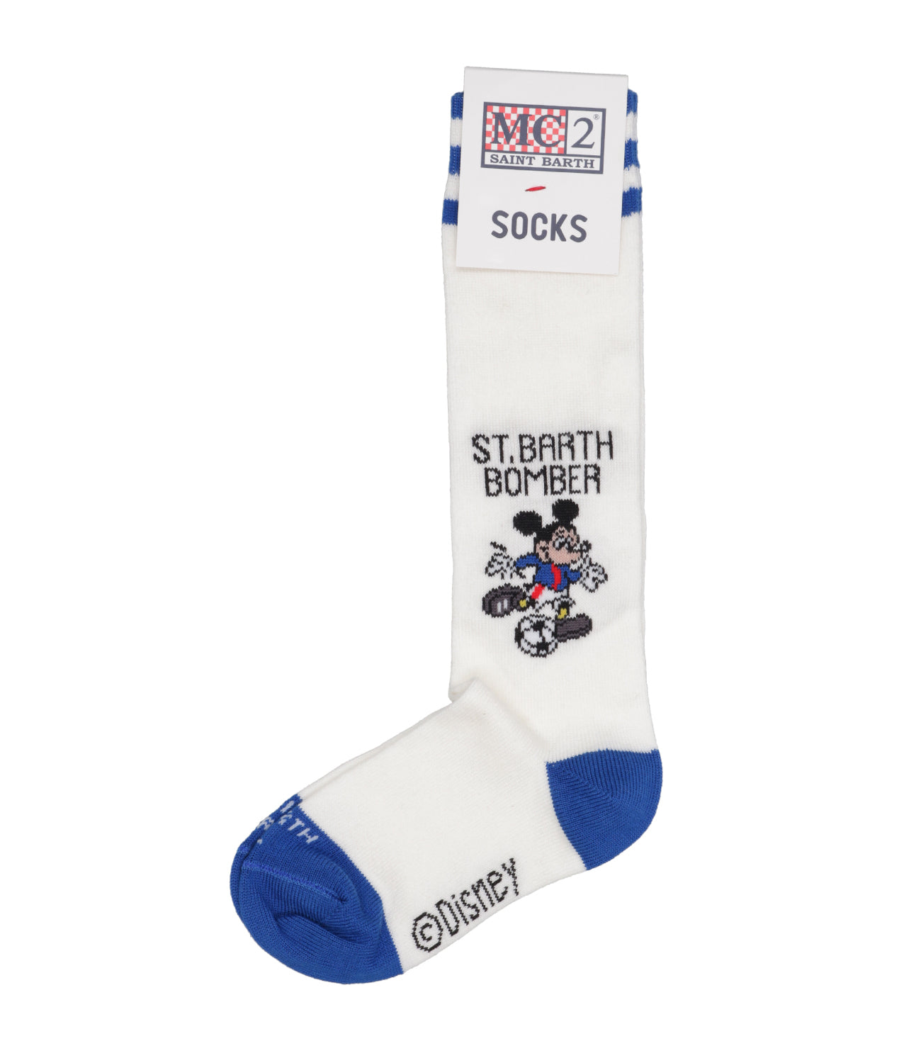 MC2 Saint Barth Kids | Socks White and Light Blue