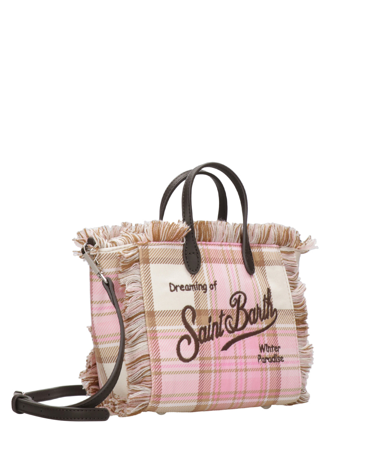 MC2 Saint Barth | Borsa Vanity Mini Rosa e Beige