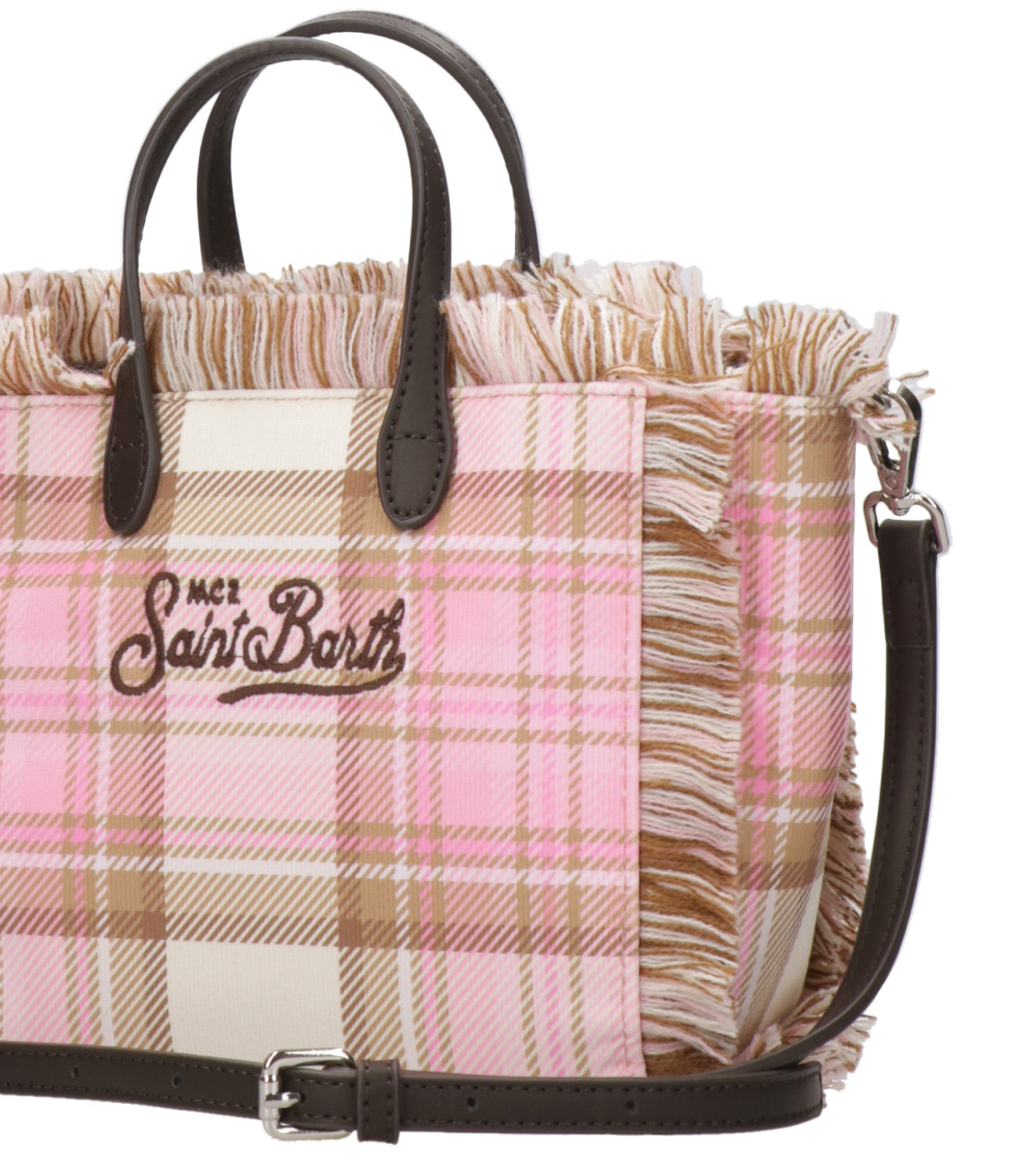 MC2 Saint Barth | Borsa Vanity Mini Rosa e Beige