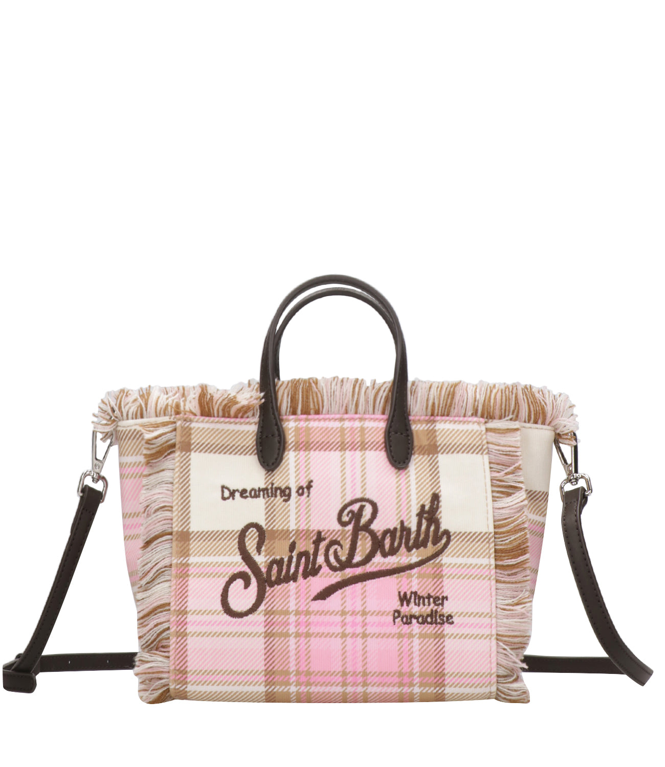 MC2 Saint Barth | Borsa Vanity Mini Rosa e Beige