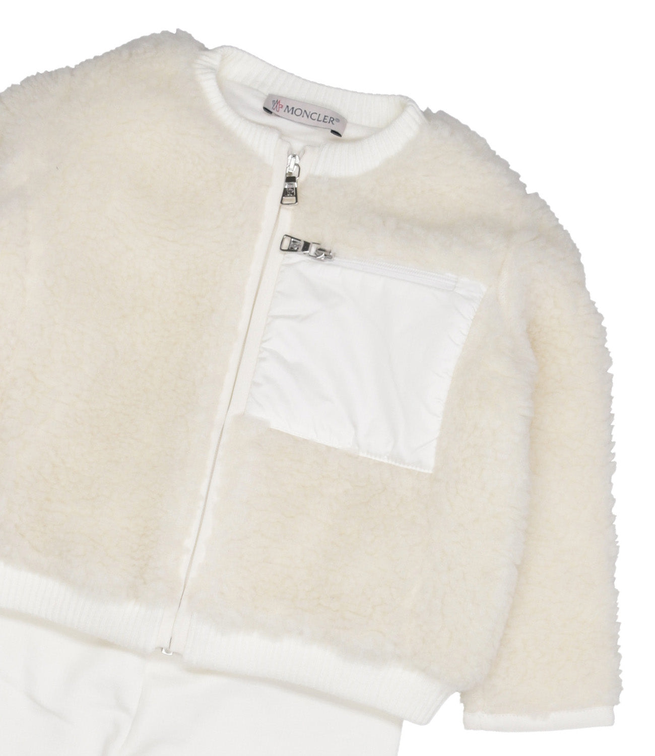 Moncler Junior | Cream Knitwear Sweater and Pant Set