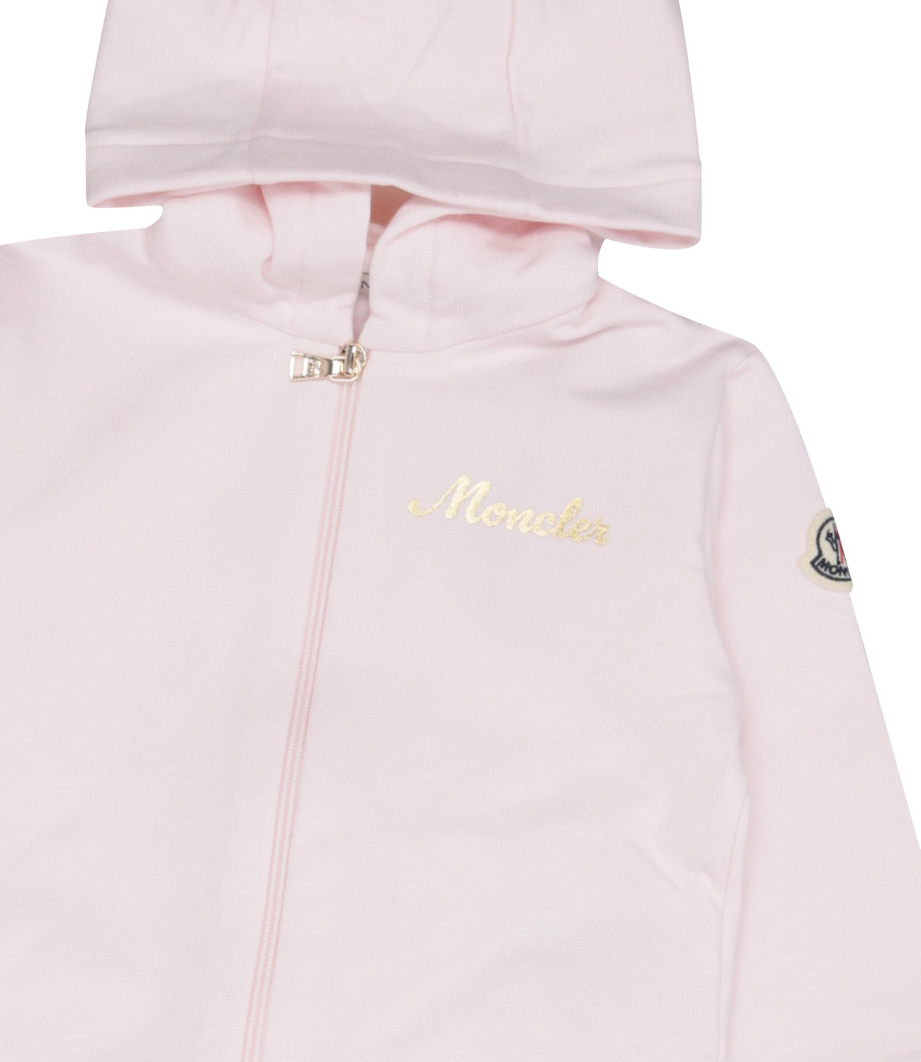 Moncler Junior | Light Pink Knitwear Sweater and Pant Set