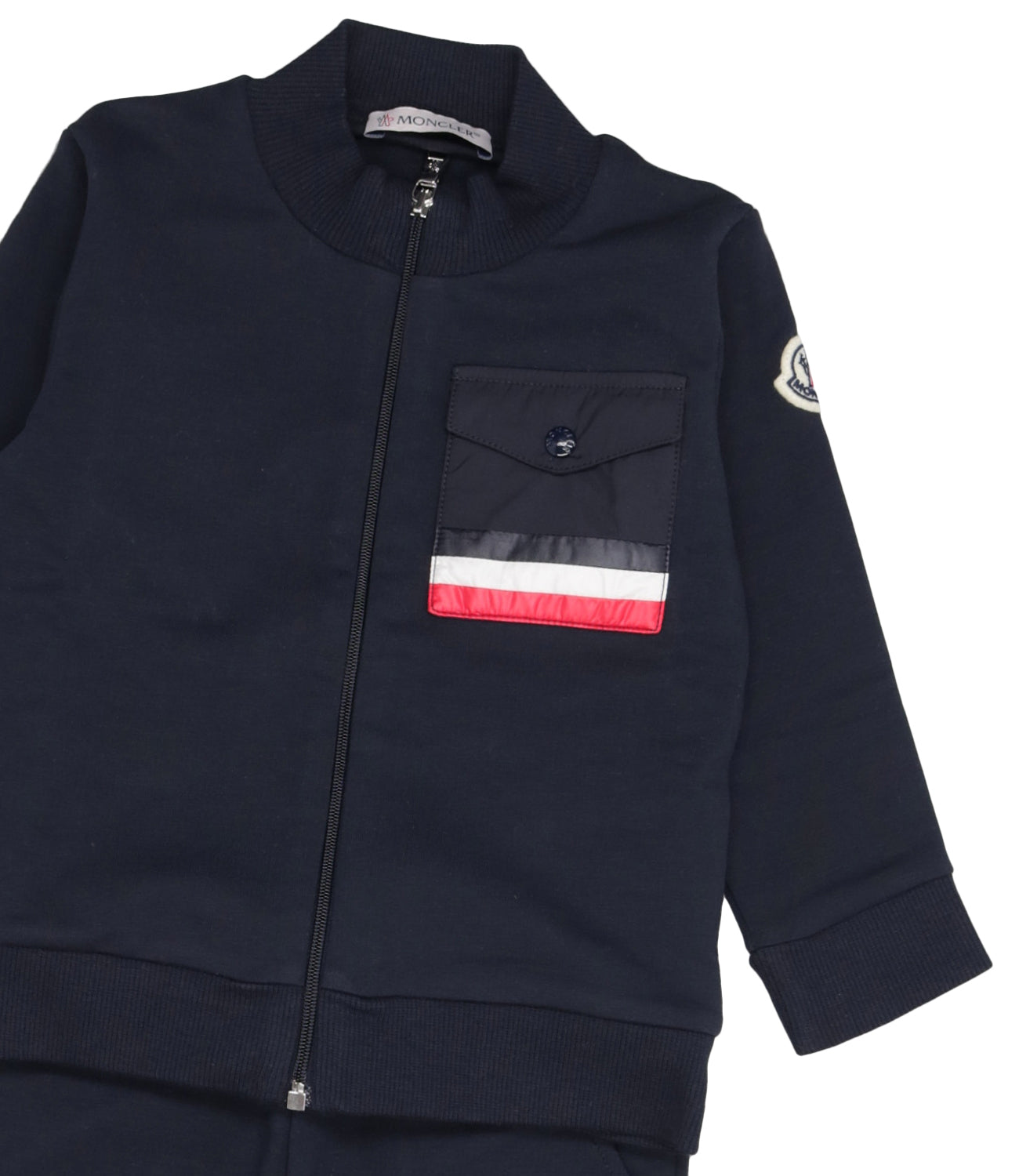 Moncler Junior | Dark Blue Knitwear Sweater and Pant Set