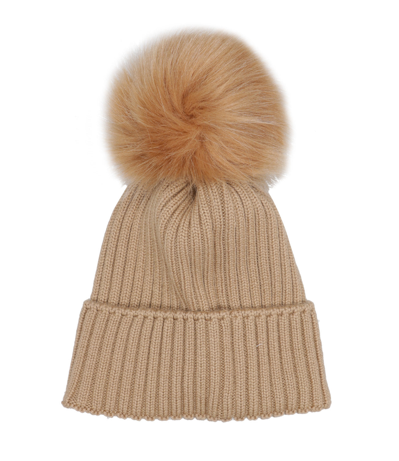 Moncler Junior | Cappello Tricot Cammello