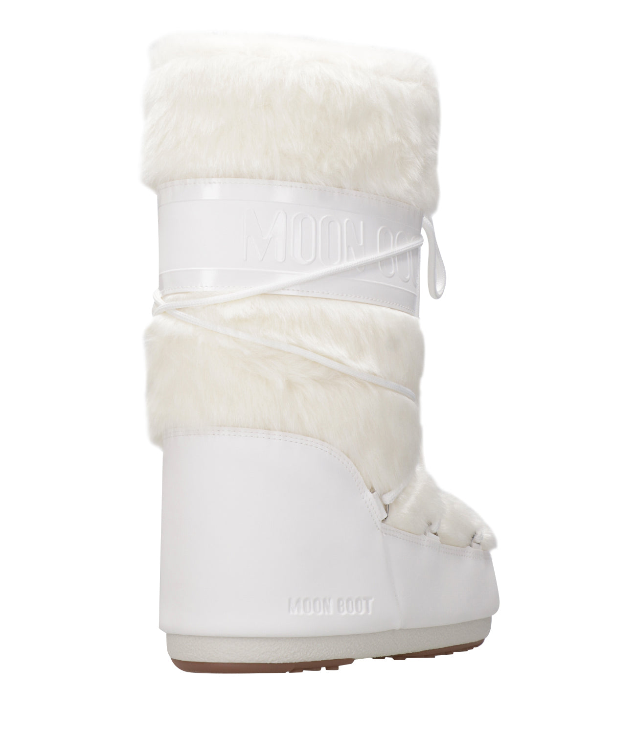 Moon Boot | MB Boot Icon Faux Fur Optical White