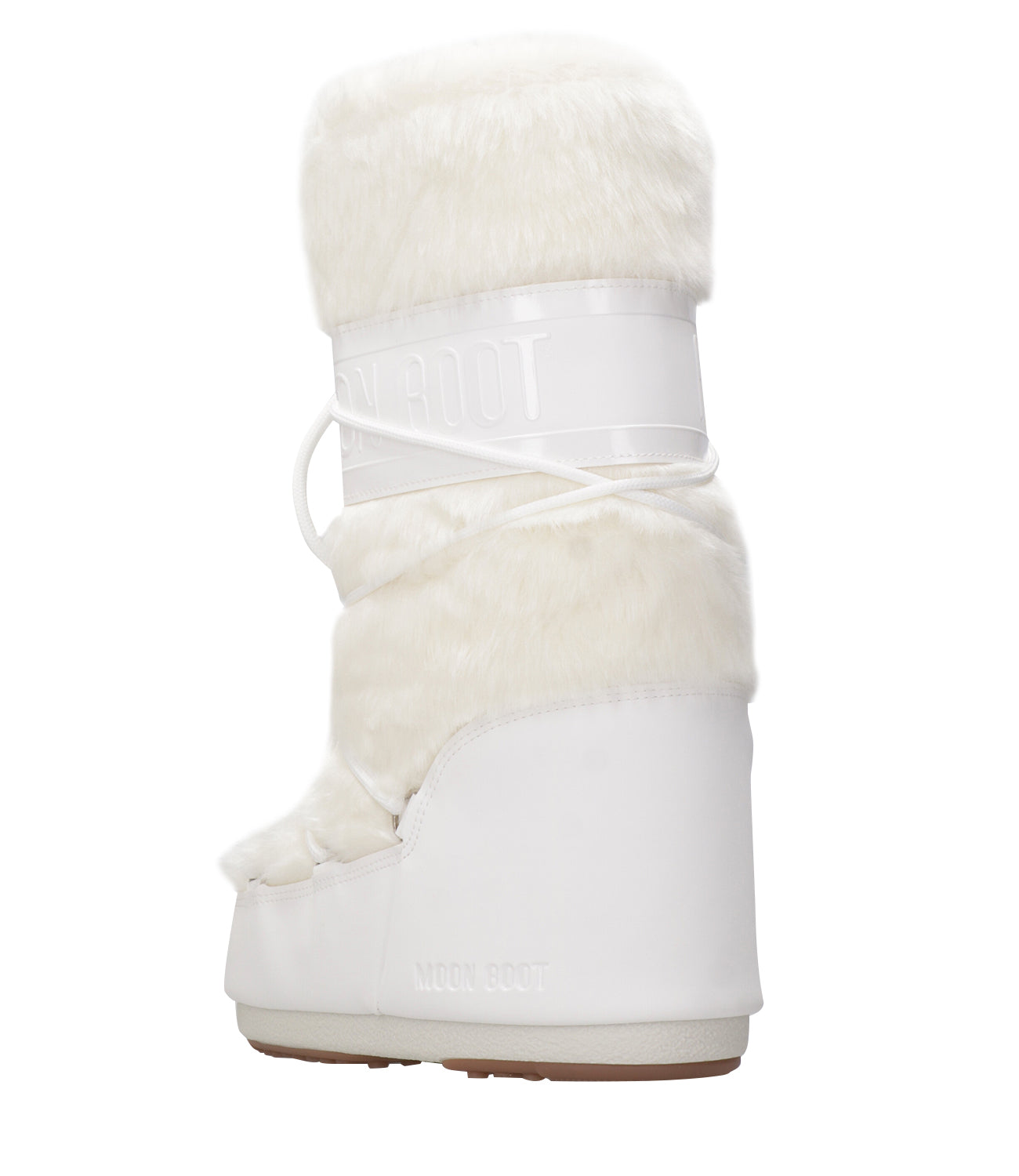 Moon Boot | MB Boot Icon Faux Fur Optical White