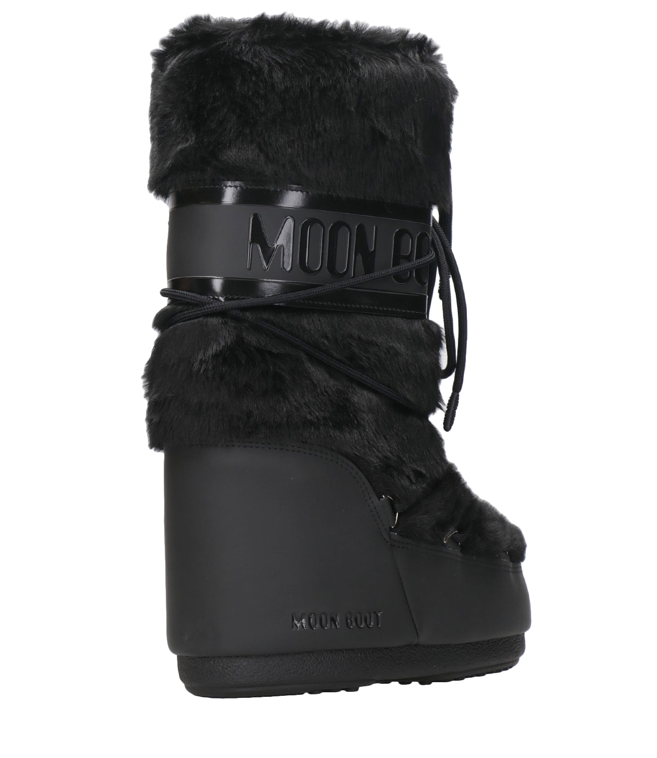 Moon Boot | Stivale MB Icon Faux Fur Nero