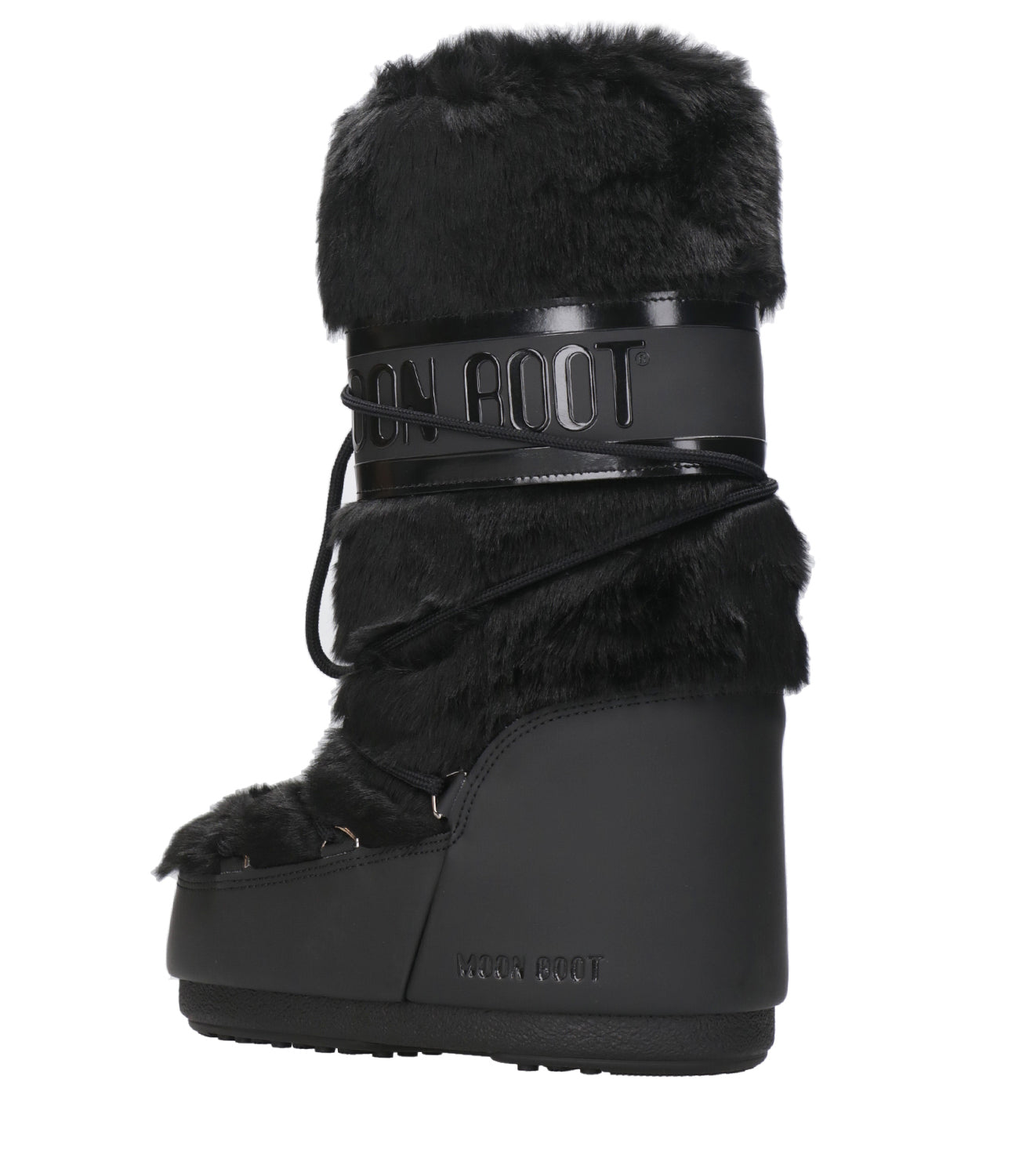 Moon Boot | Stivale MB Icon Faux Fur Nero