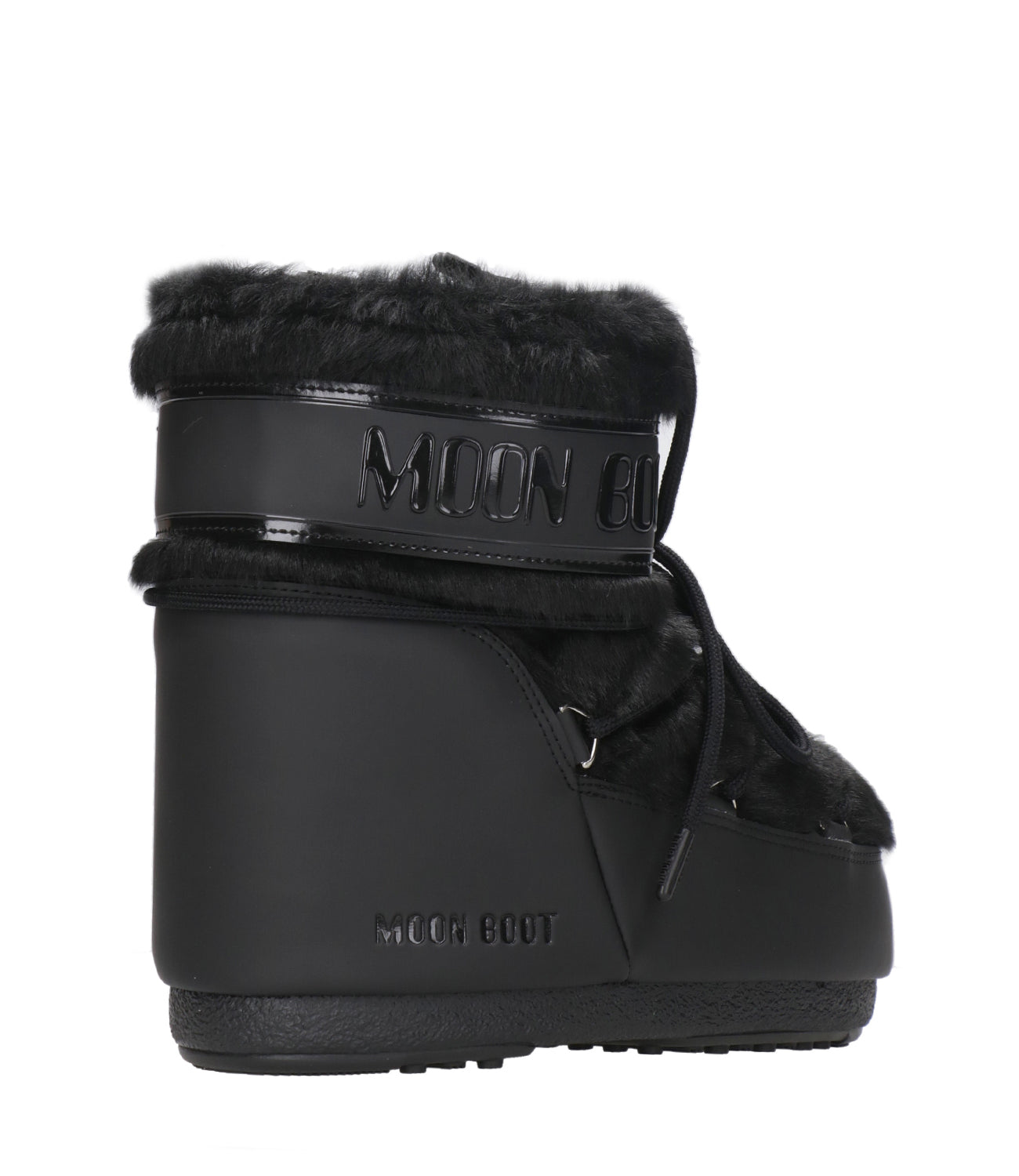 Moon Boot | Tronchetto MB Icon Low Faux Fur Nero