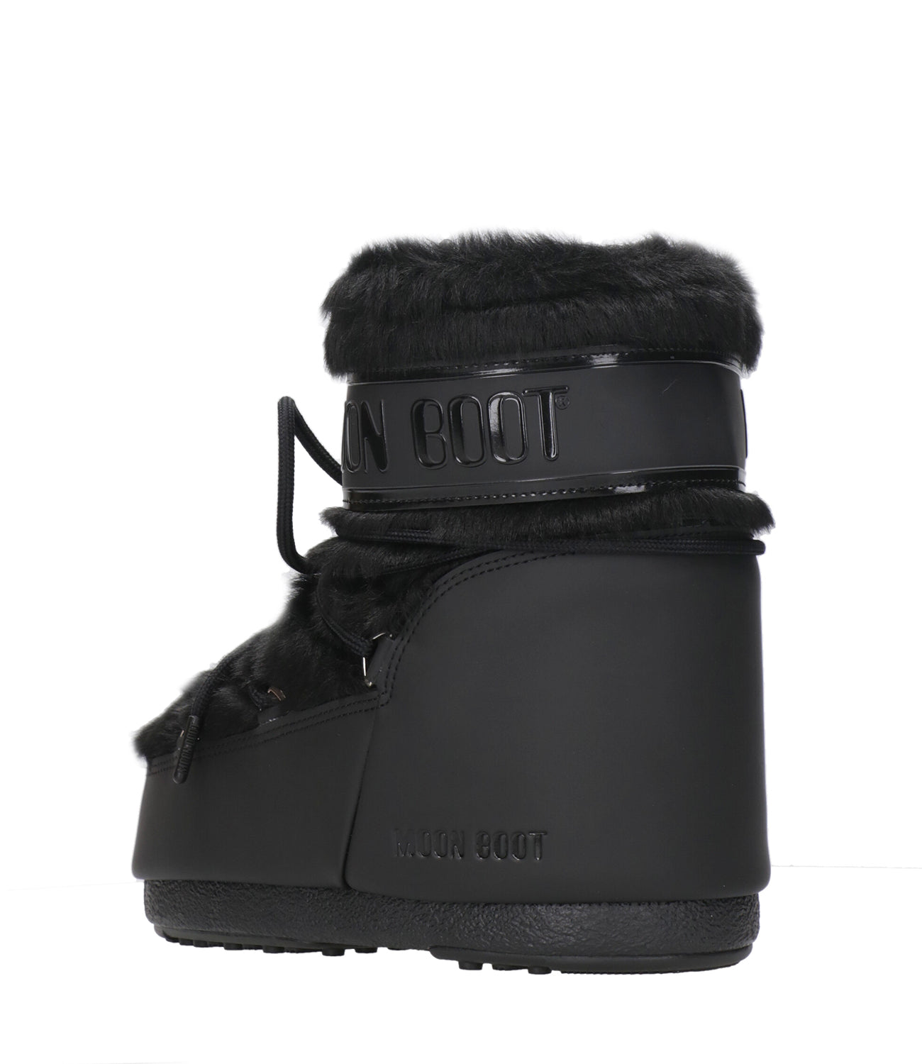 Moon Boot | Tronchetto MB Icon Low Faux Fur Nero