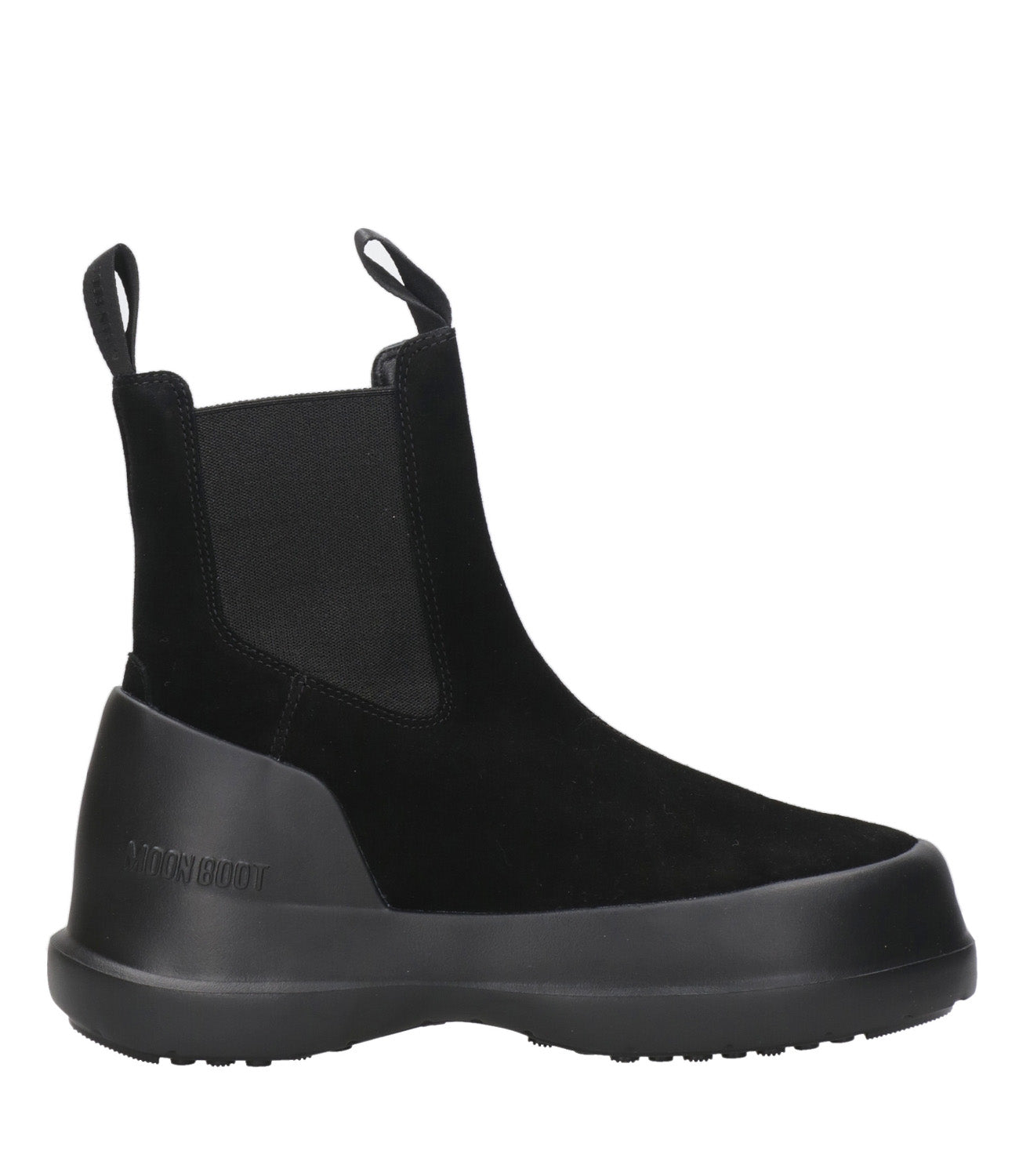 Moon Boot | Stivale Mb Luna Chelsea Suede Nero