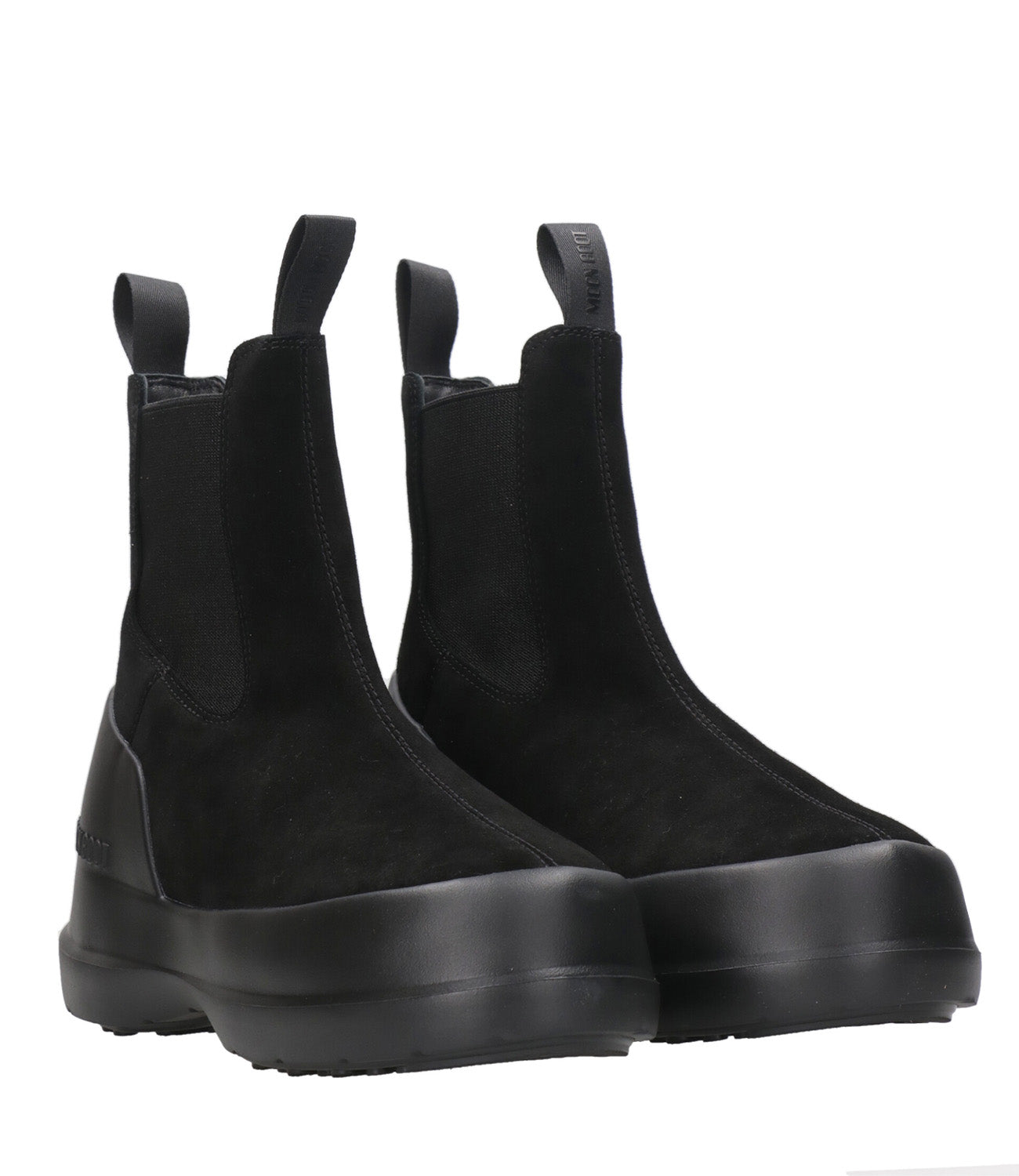 Moon Boot | Stivale Mb Luna Chelsea Suede Nero