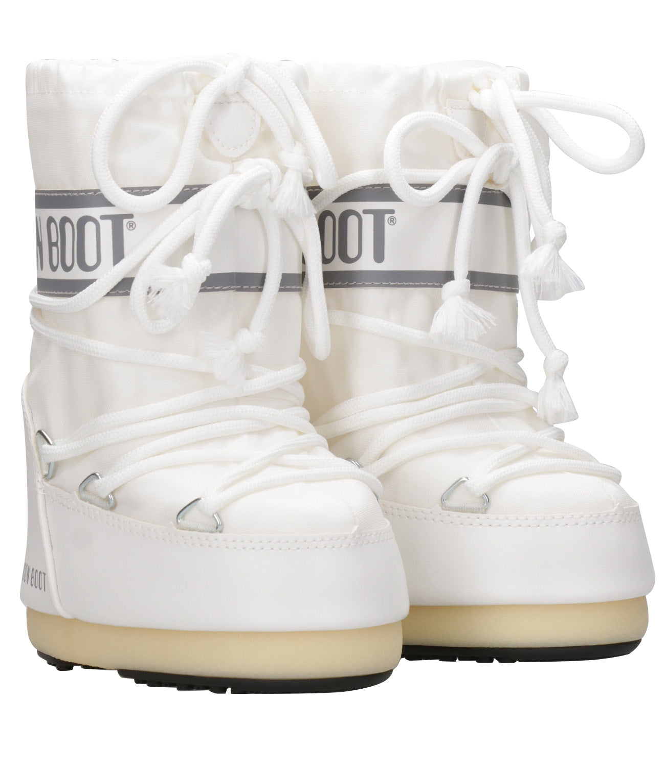 Moon Boot Kids | Stivale Mb Icon Nylon Bianco