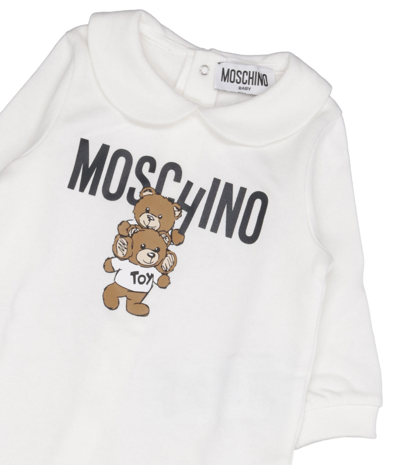 Moschino Baby | White Sleepsuit