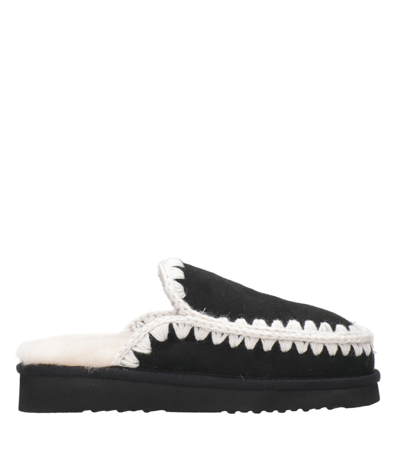 Mou | Sabot Eskimo Slipper Nero e Bianco