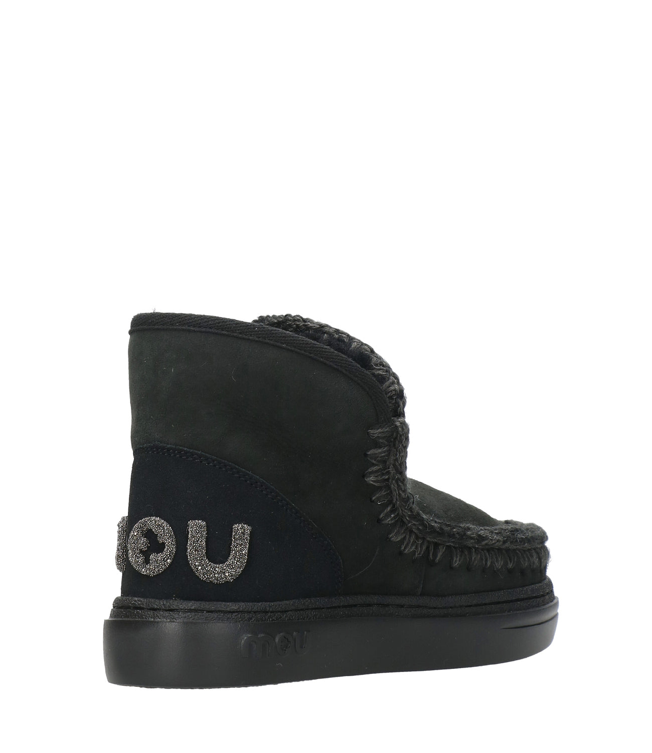 Mou | Eskimo Sneaker Bold Glitter Logo Black