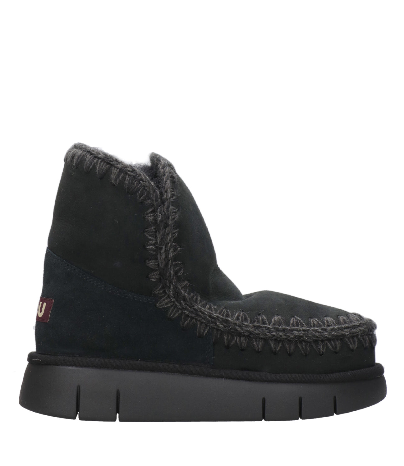 Mou | Eskimo 18 Bounce Black Ankle Boot