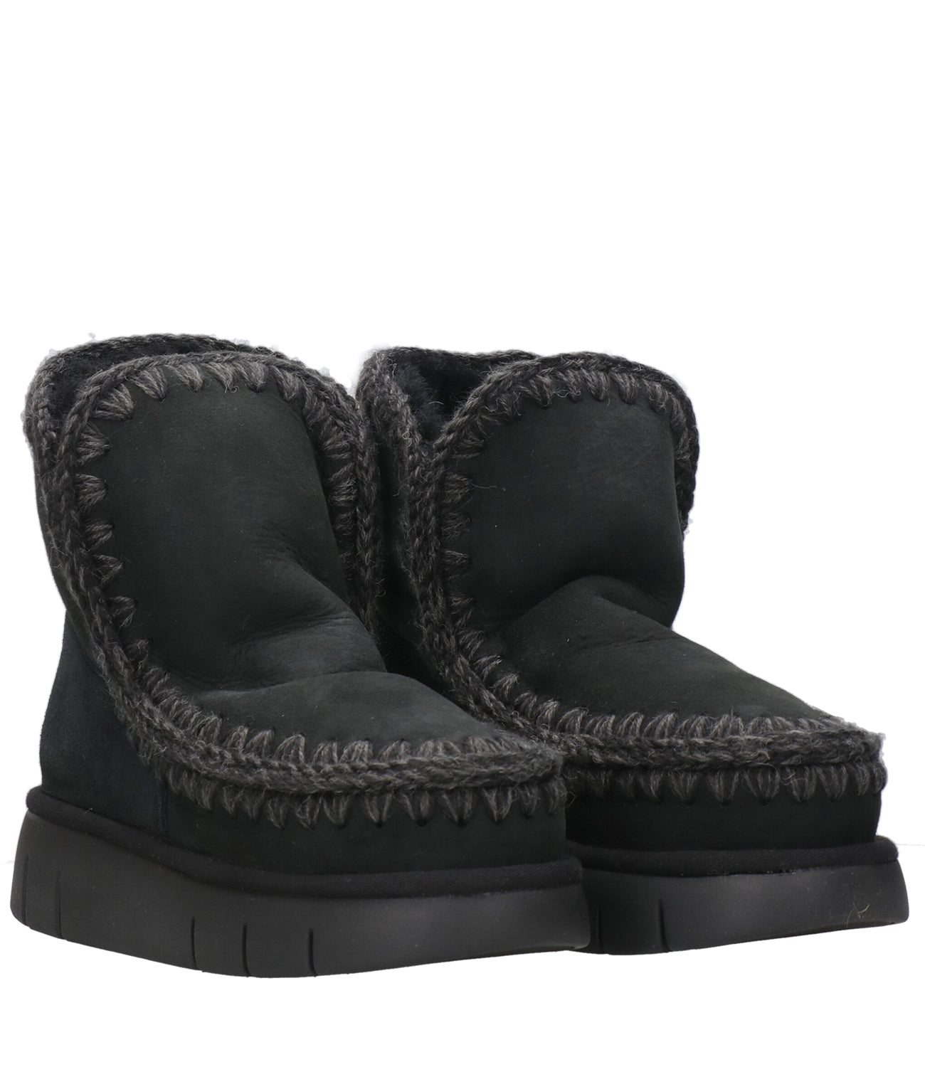 Mou | Eskimo 18 Bounce Black Ankle Boot