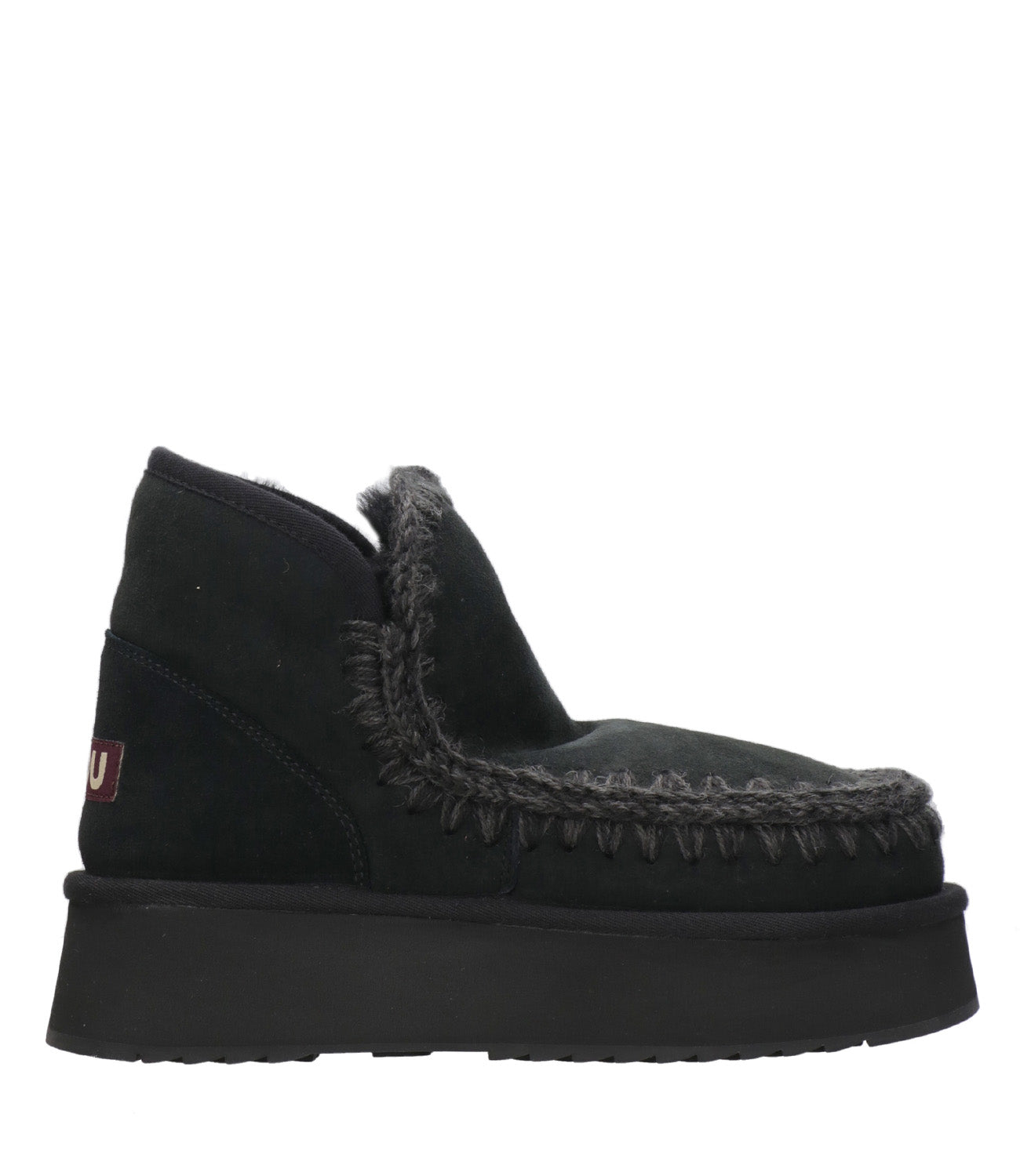 Mou | Mini Eskimo Platform Boot Black