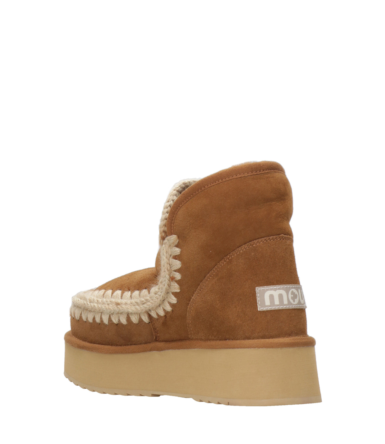 Mou | Tronchetto Mini Eskimo Platform Boot Cognac