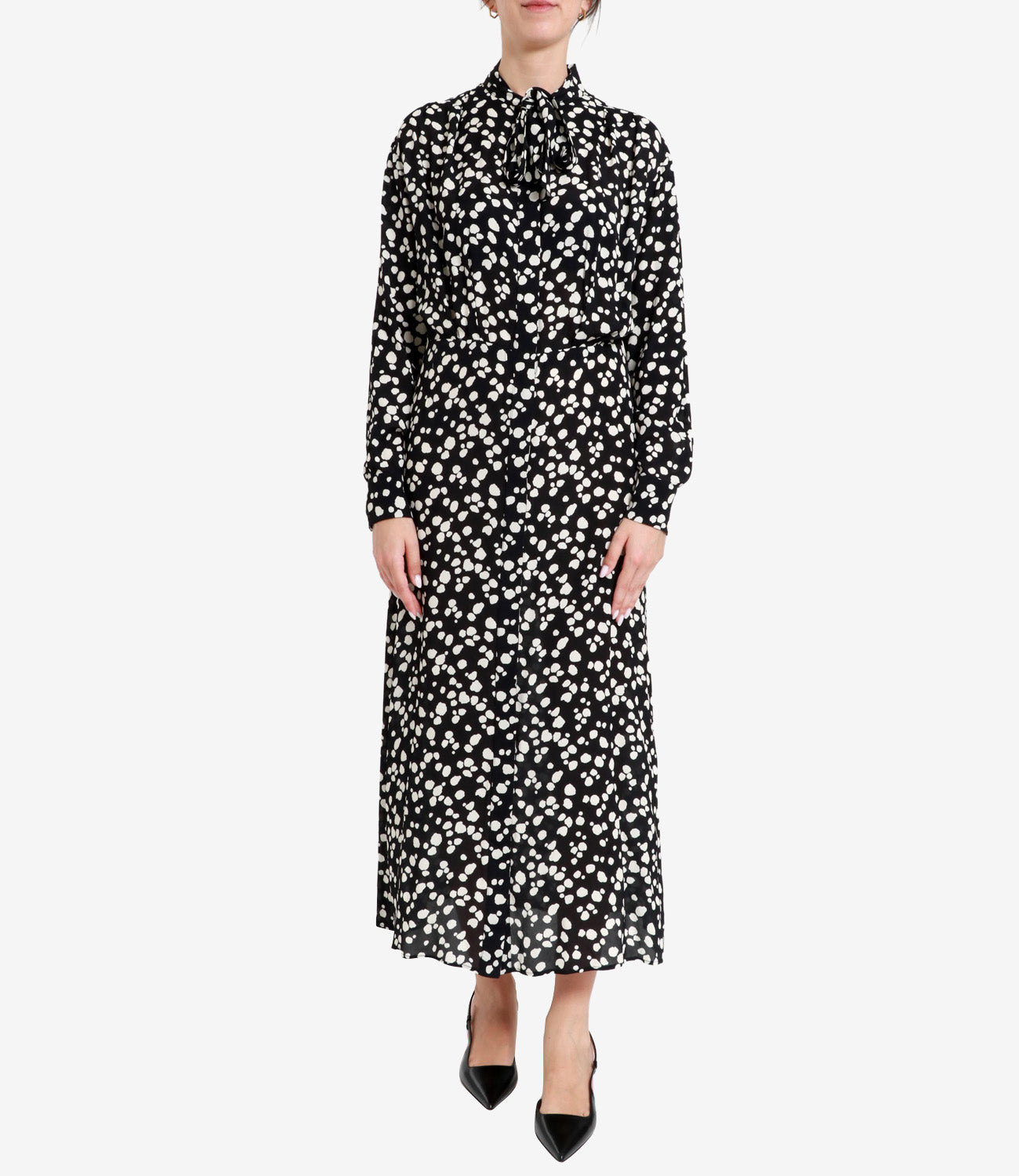 MSGM | Black and Cream Dress