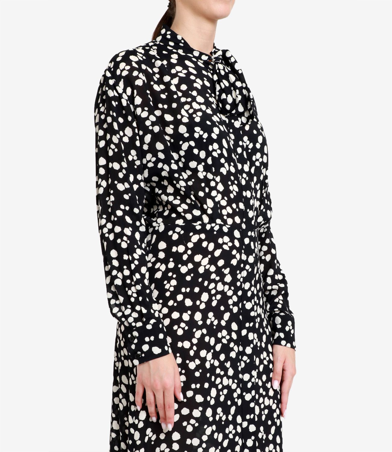 MSGM | Black and Cream Dress