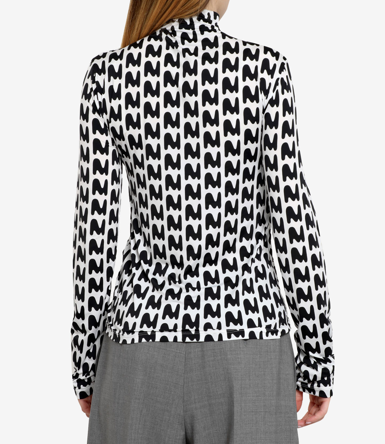 MSGM | Black and White Blouse