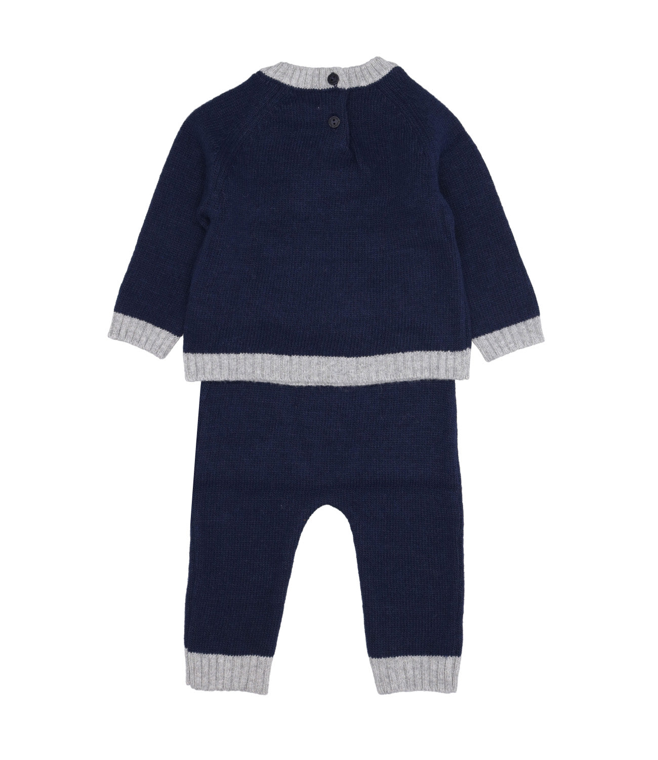 Nanan | Blue Sweater and Pant Set