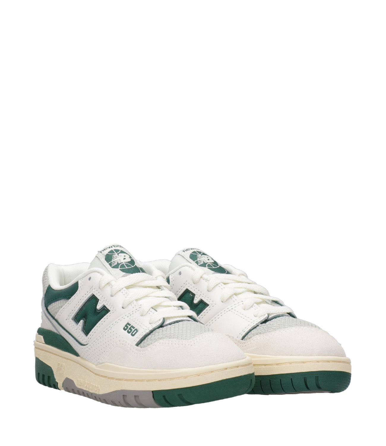 New Balance Kids | Saneakers 550 White and Forest Green