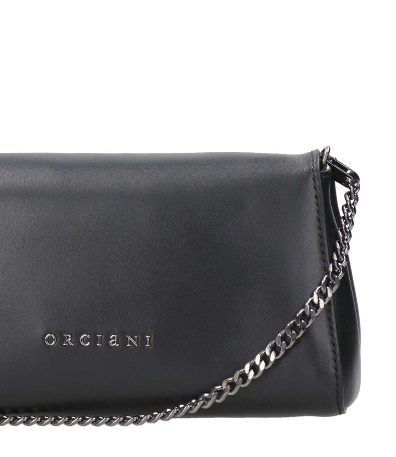 Orciani | Borsa Gossip Nappa Chain Nera