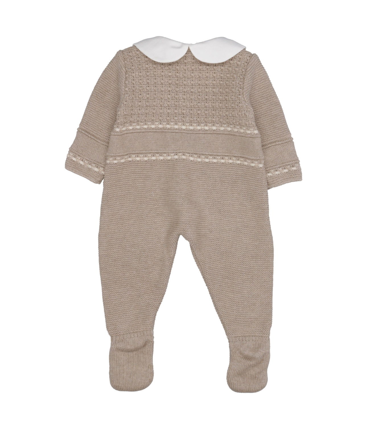 Paz Rodriguez | Ecru and Cream Sleepsuit