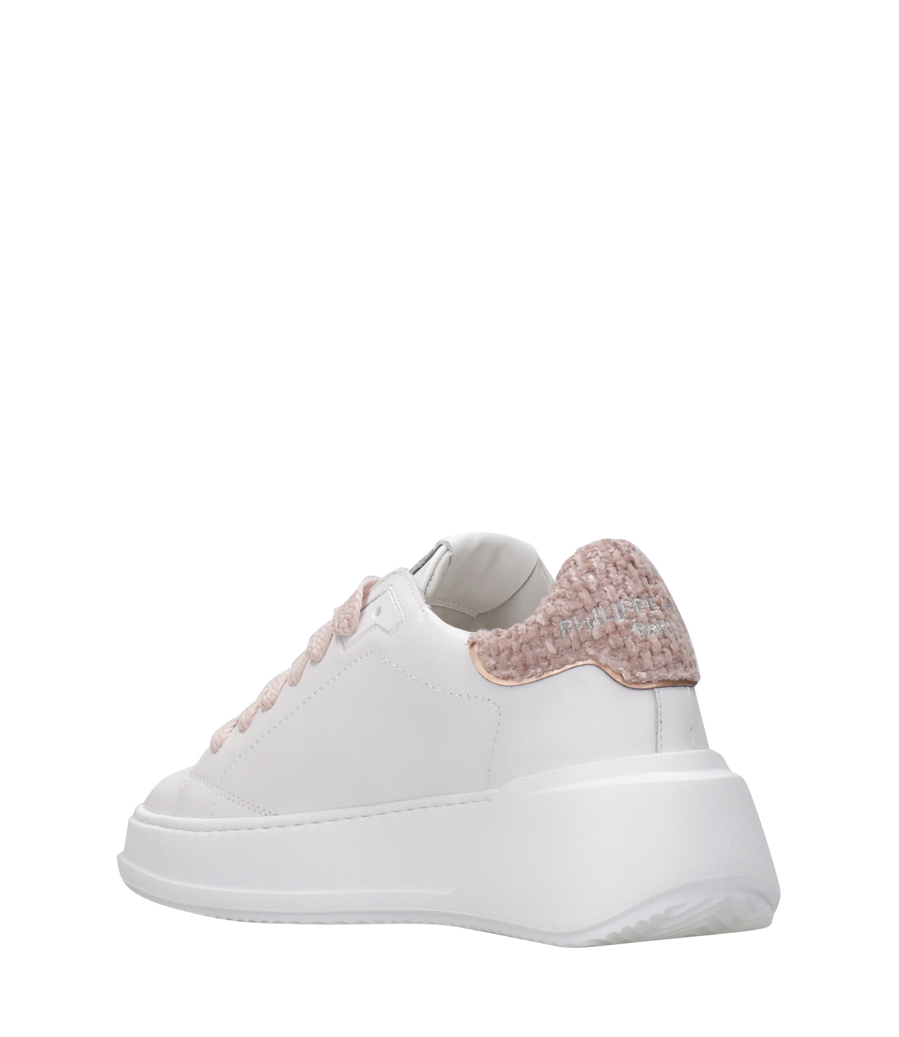 Philippe Model | Sneakers Tres Temple Low White and Pink