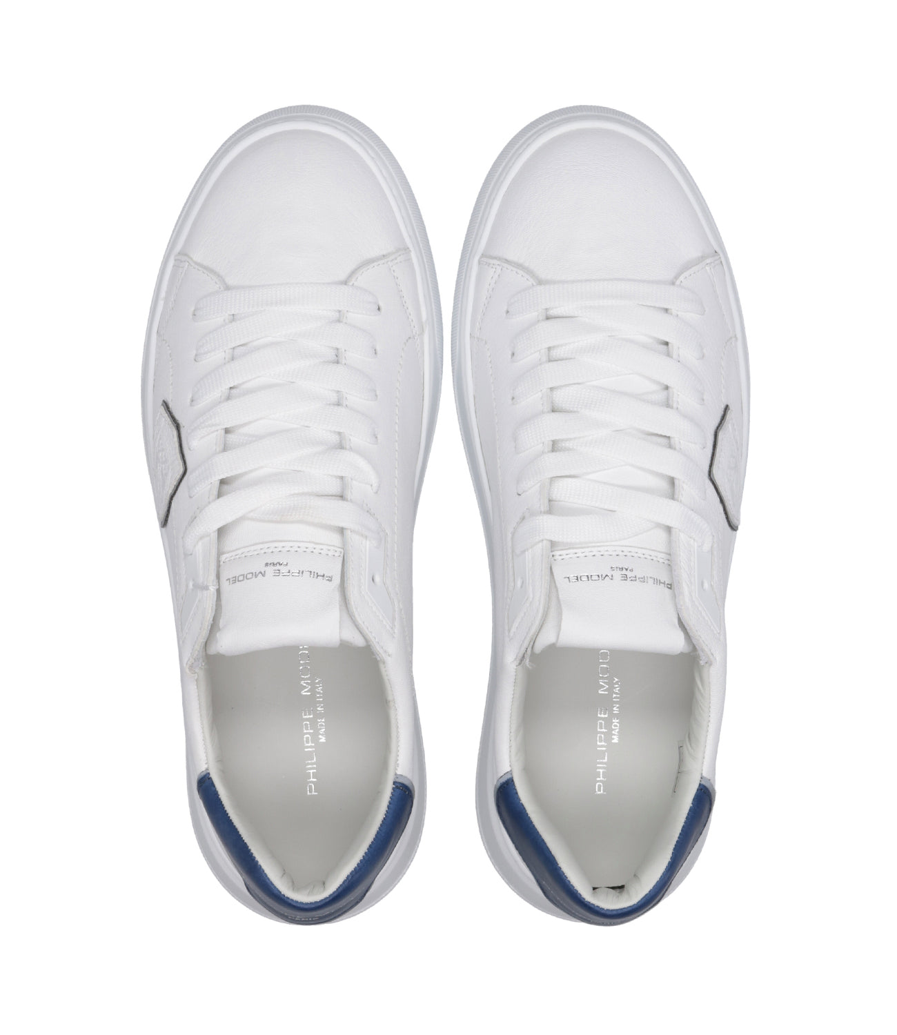 Philippe Model | Temple Low White and Camouflage Sneakers