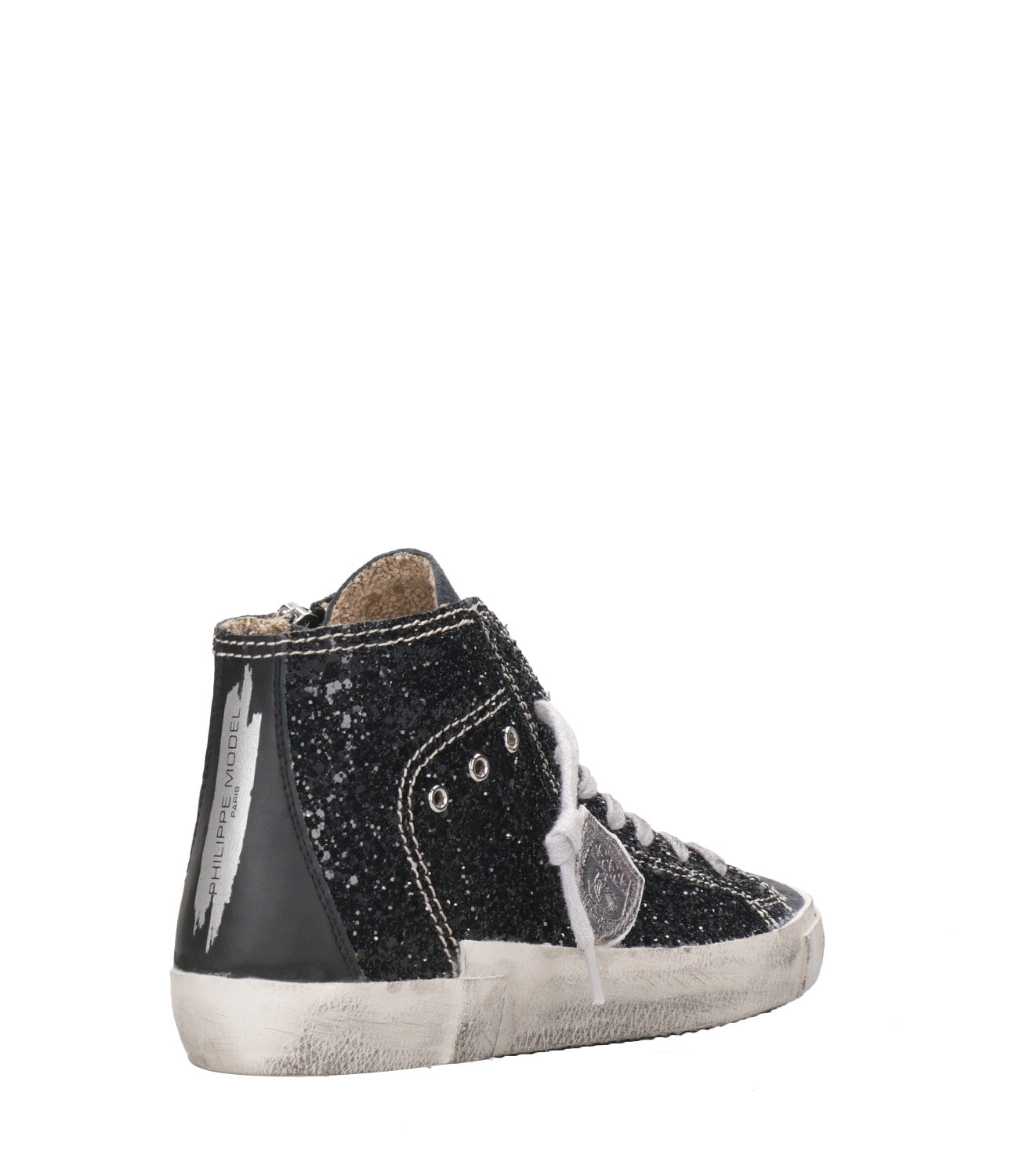 Philippe Model | Prsx High Sneakers Black Glitter