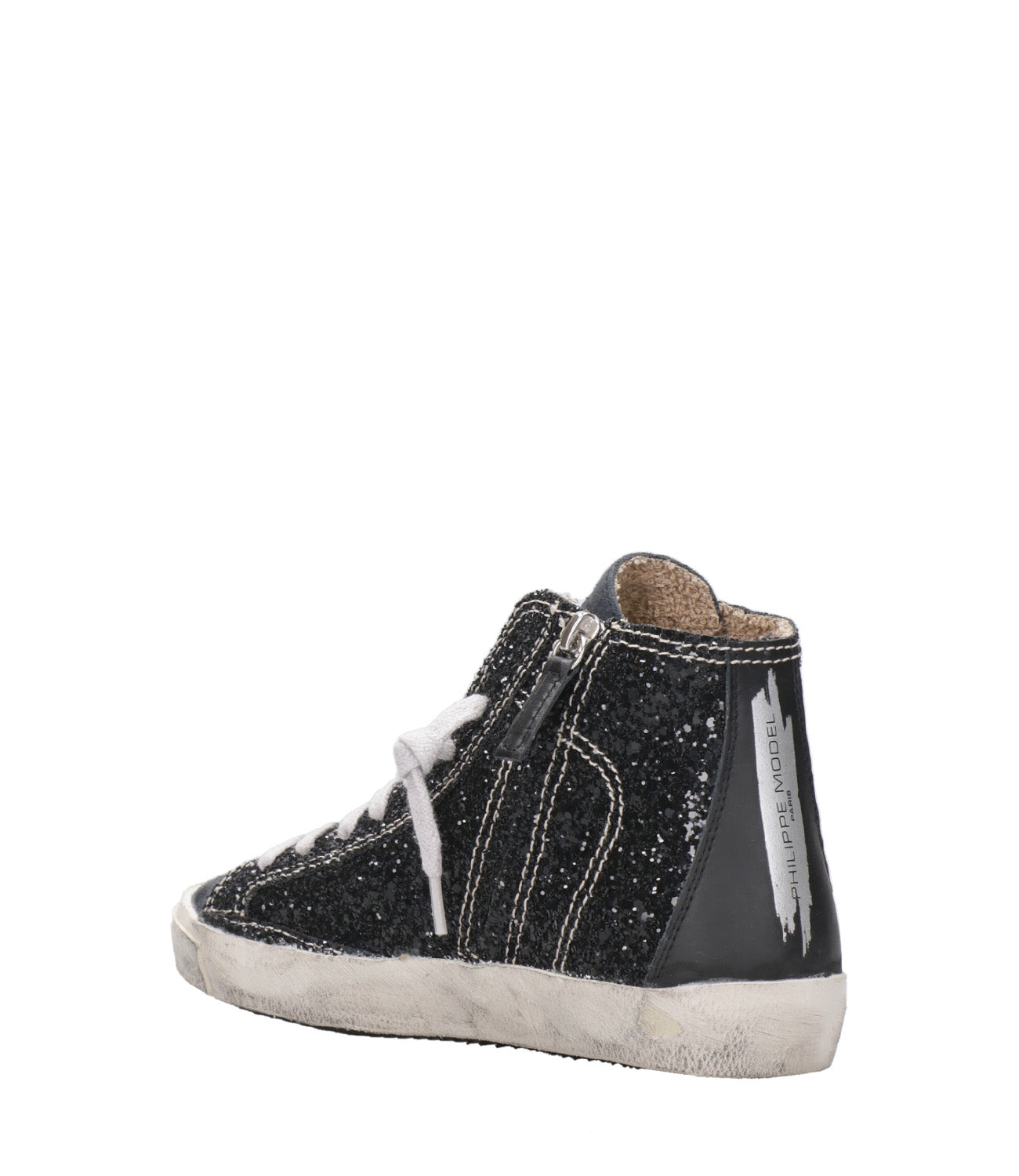 Philippe Model | Prsx High Sneakers Black Glitter