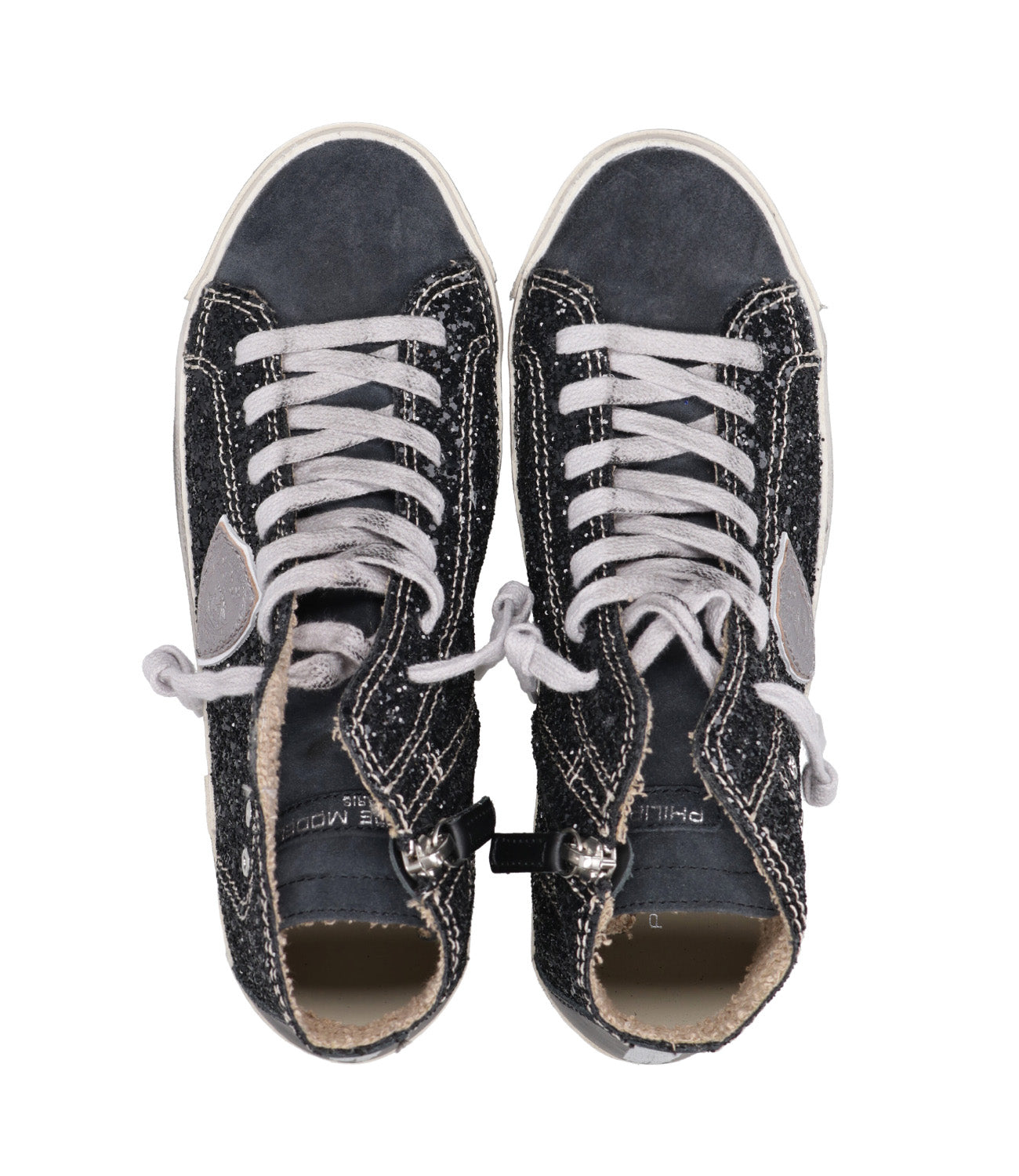 Philippe Model | Prsx High Sneakers Black Glitter