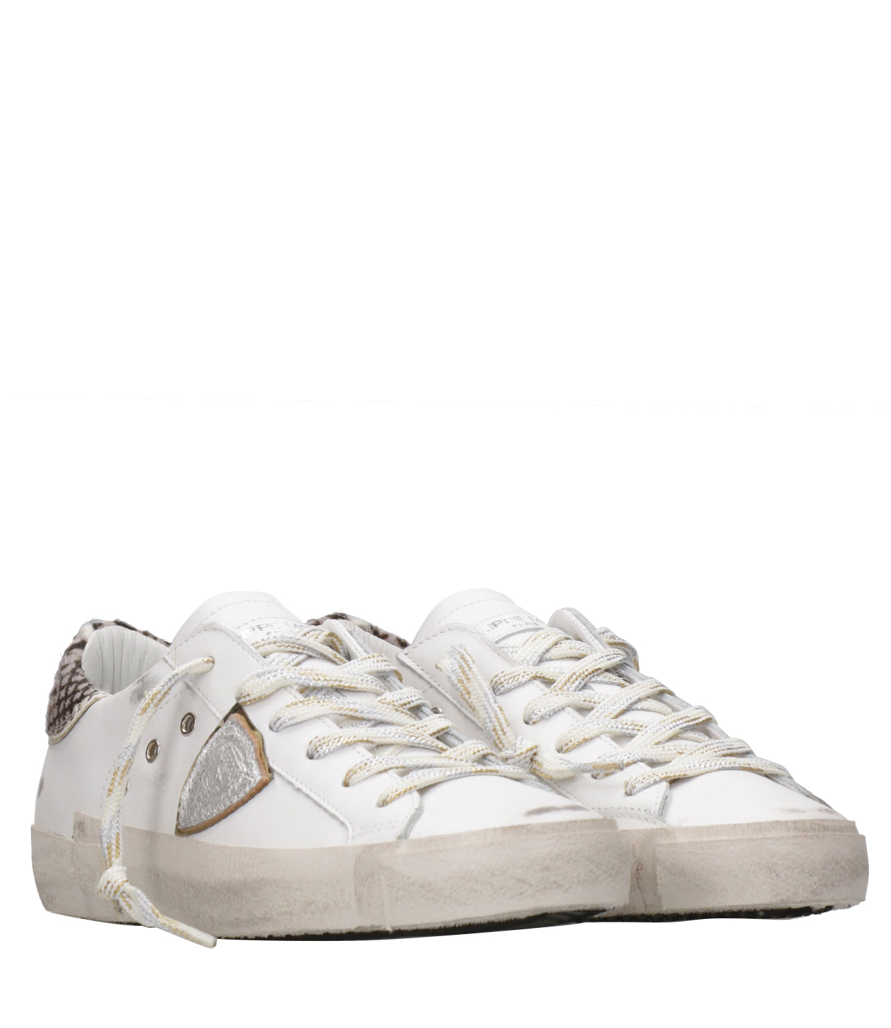 Philippe Model | Sneakers Prsx Low White and Beige