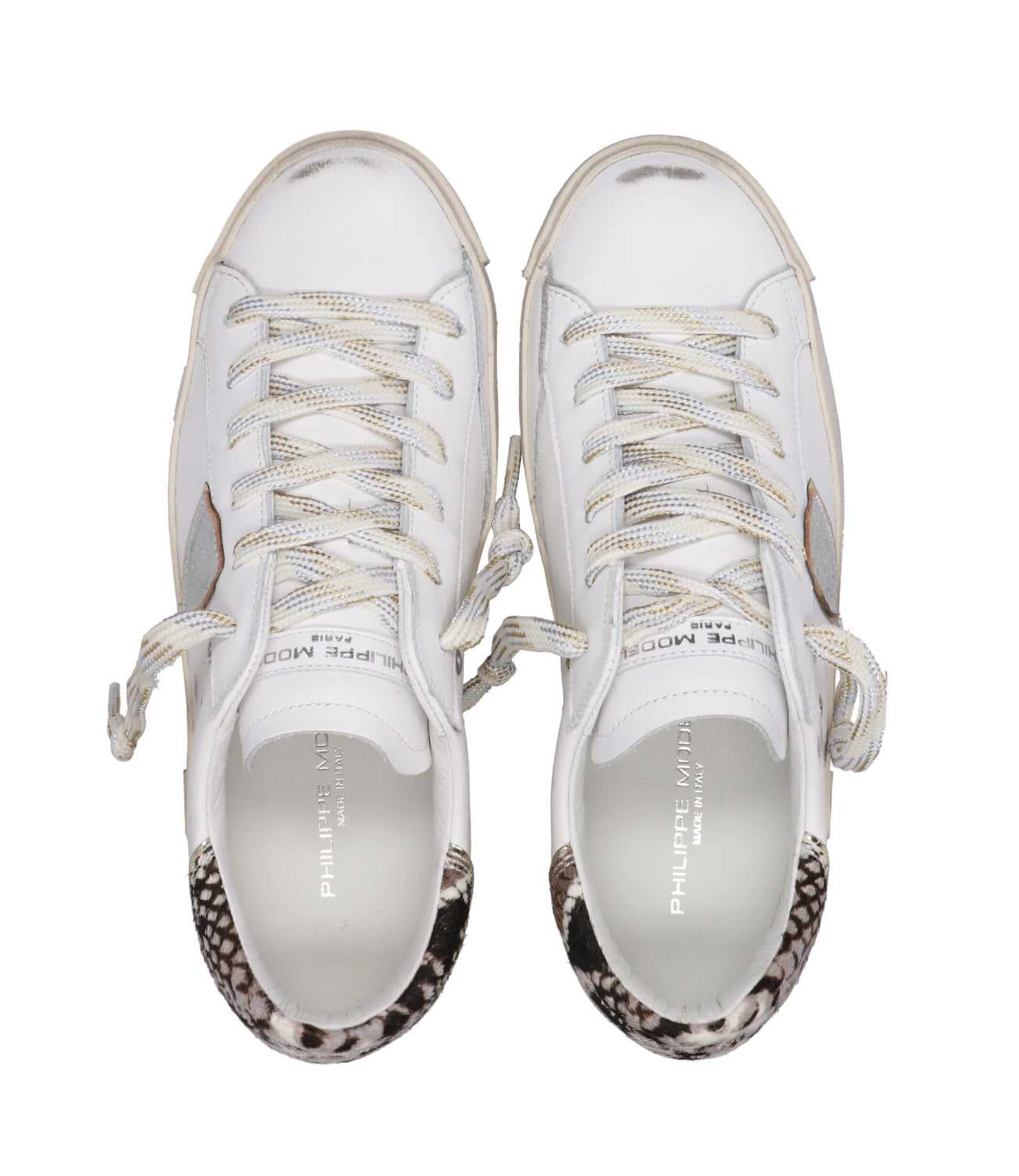 Philippe Model | Sneakers Prsx Low Bianco e Beige