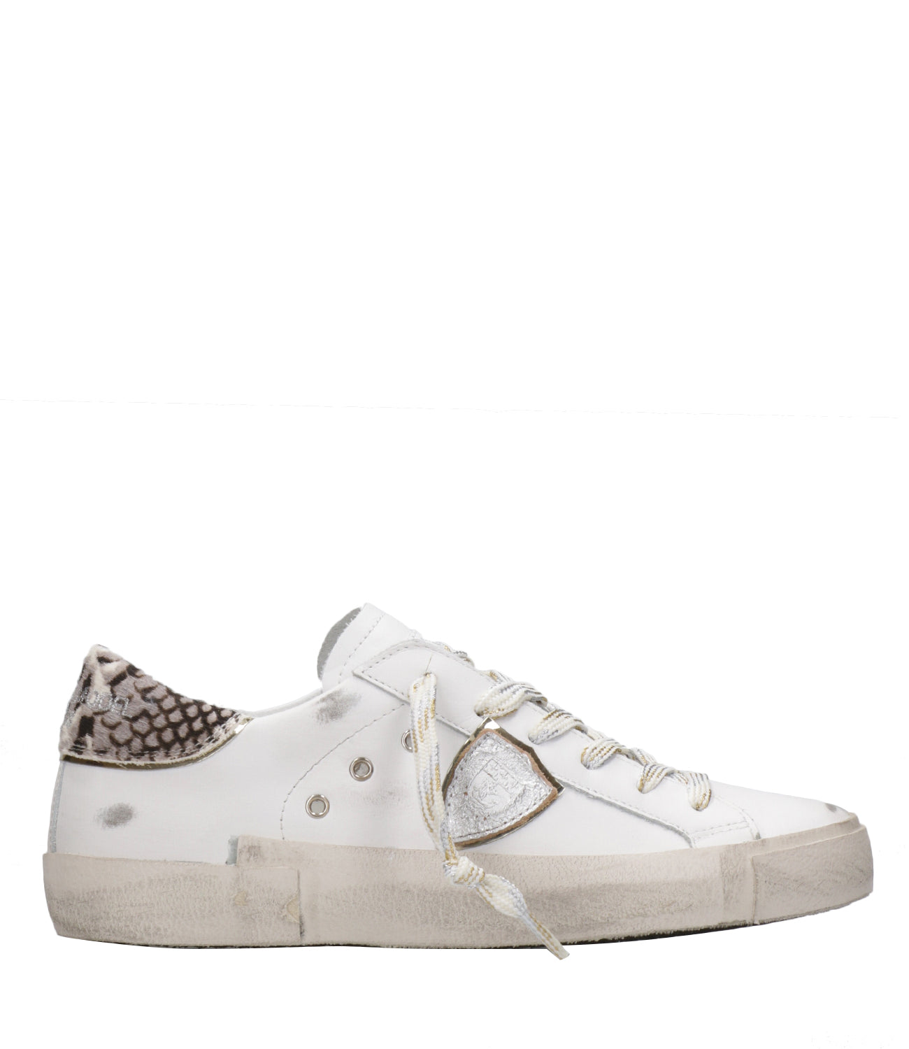 Philippe Model | Sneakers Prsx Low White and Beige