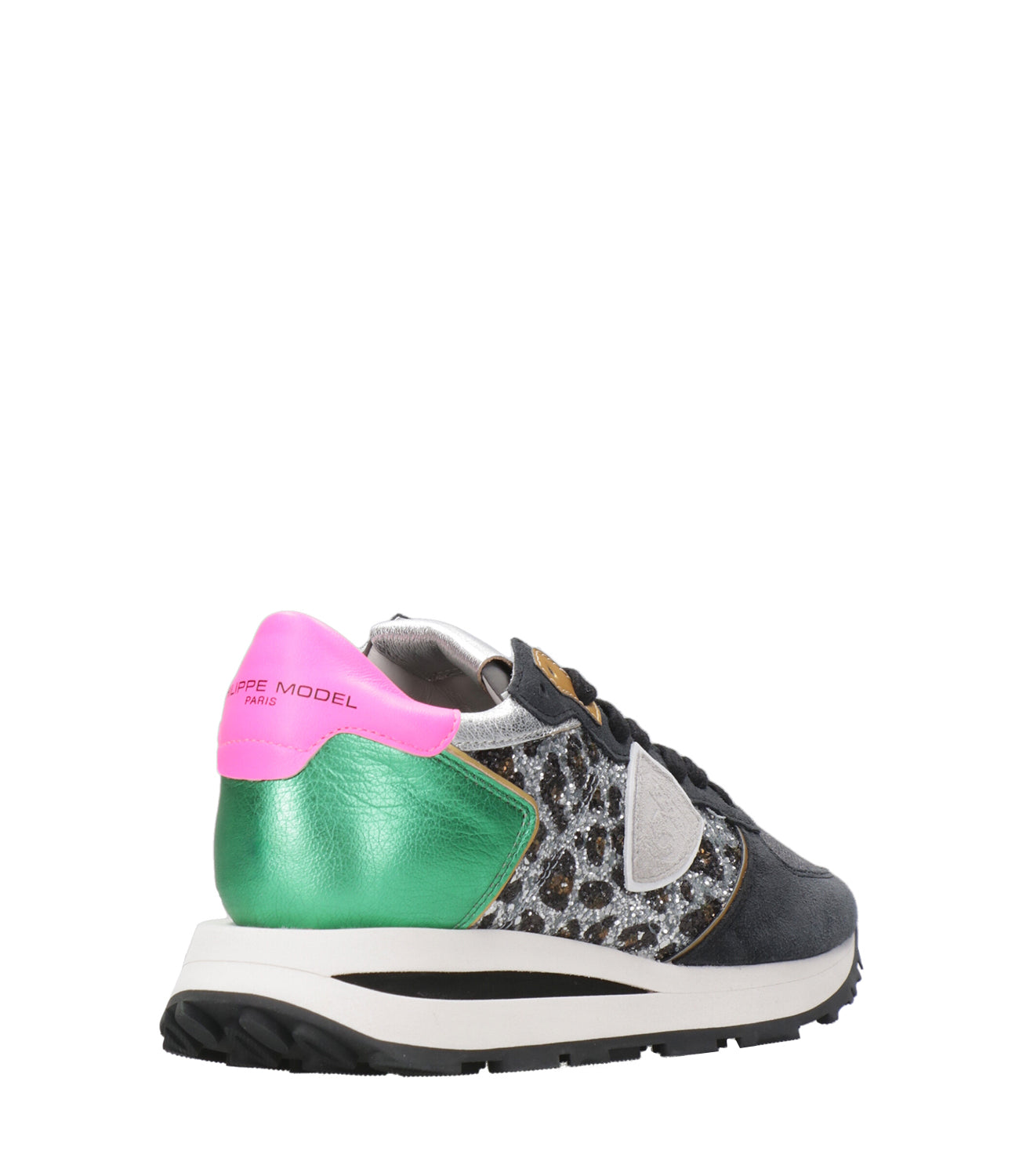 Philippe Model | Sneakers Tropez Haute Loe Nero e Leopardo