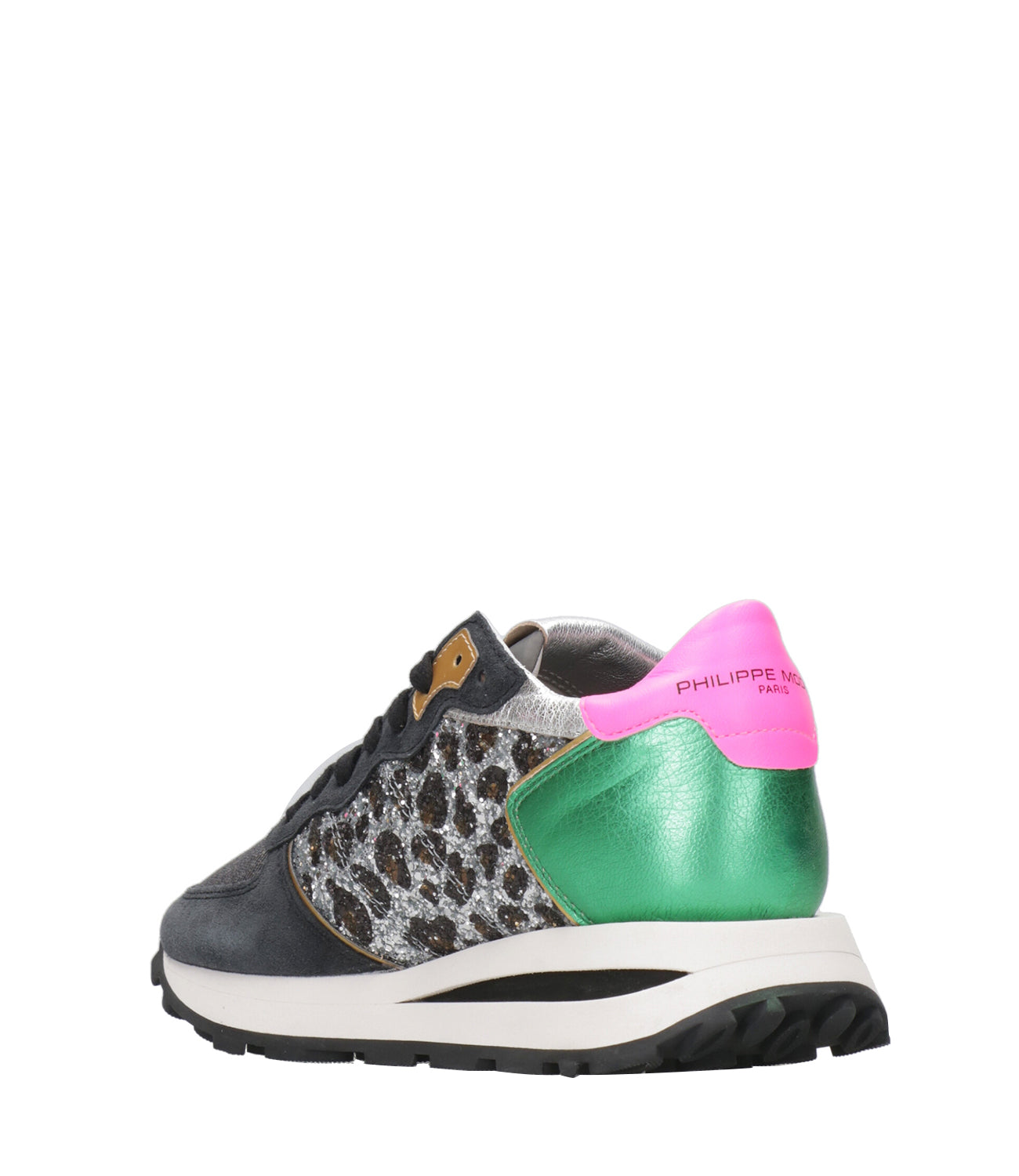 Philippe Model | Sneakers Tropez Haute Loe Nero e Leopardo