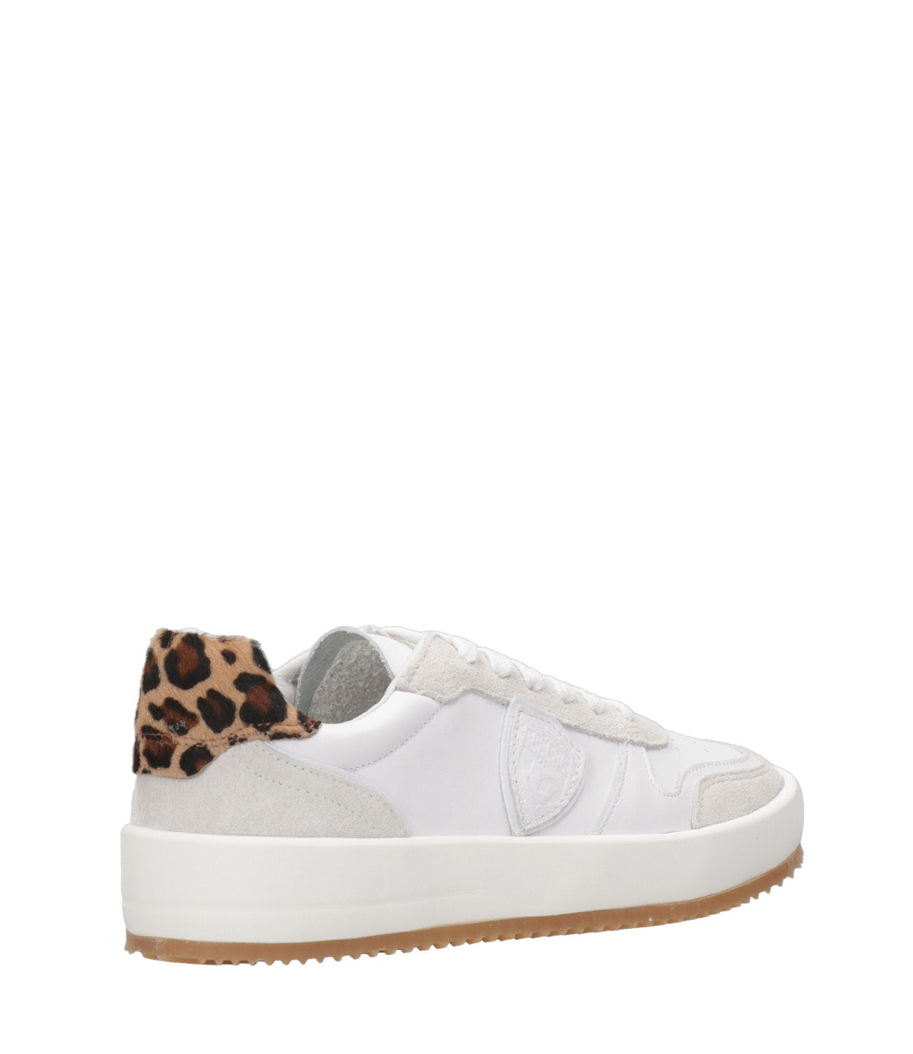 Philippe Model | Sneakers Nice Low Bianco e Leopardo