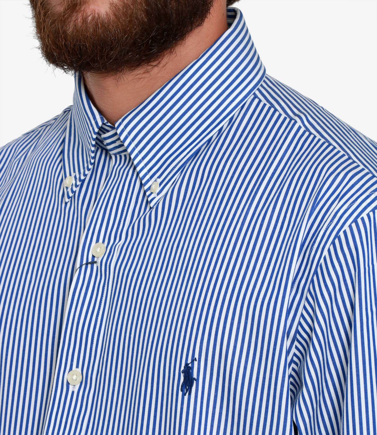 Polo Ralph Lauren | Sea Blue and White Shirt