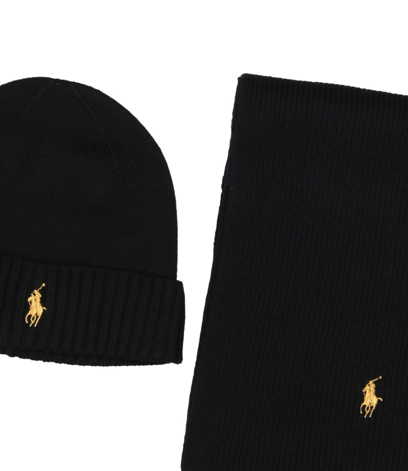 Polo Ralph Lauren | Set Cappello con Sciarpa Nero