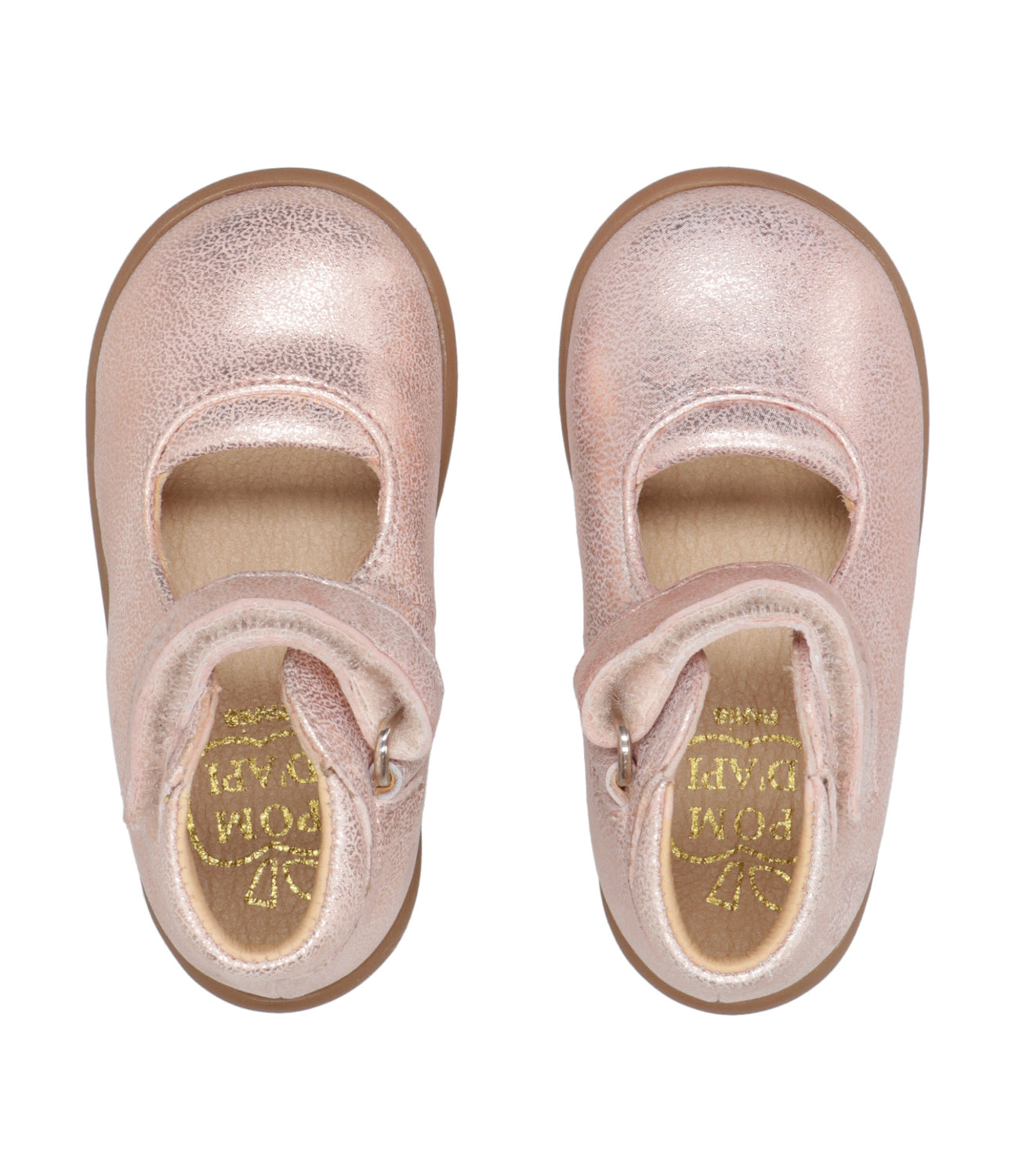 Pom D'Api | Scarpa Stand-Up Mary Mini Rosa Metallico