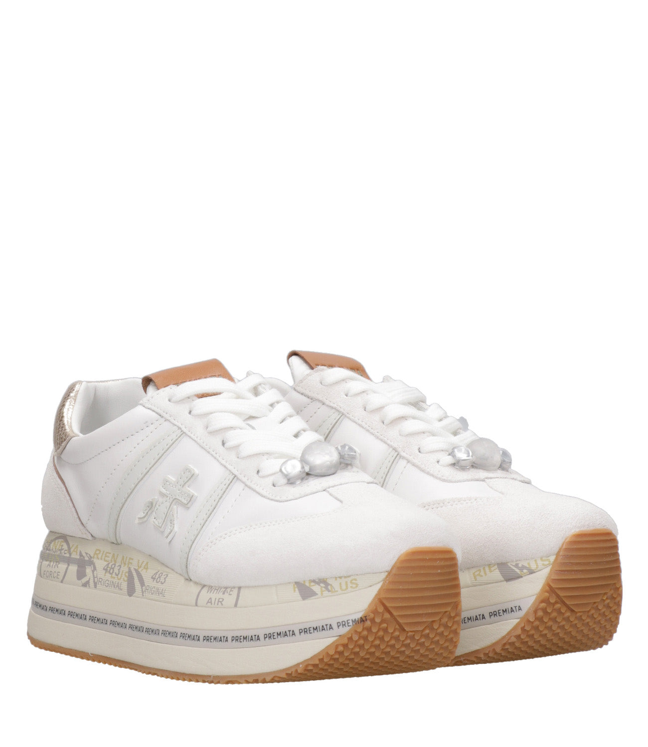 Premiata | Sneakers Beth 7037 Bianco e Orchidea