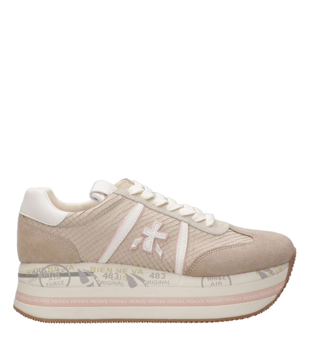 Premiata | Beth 7039 Beige Sneakers