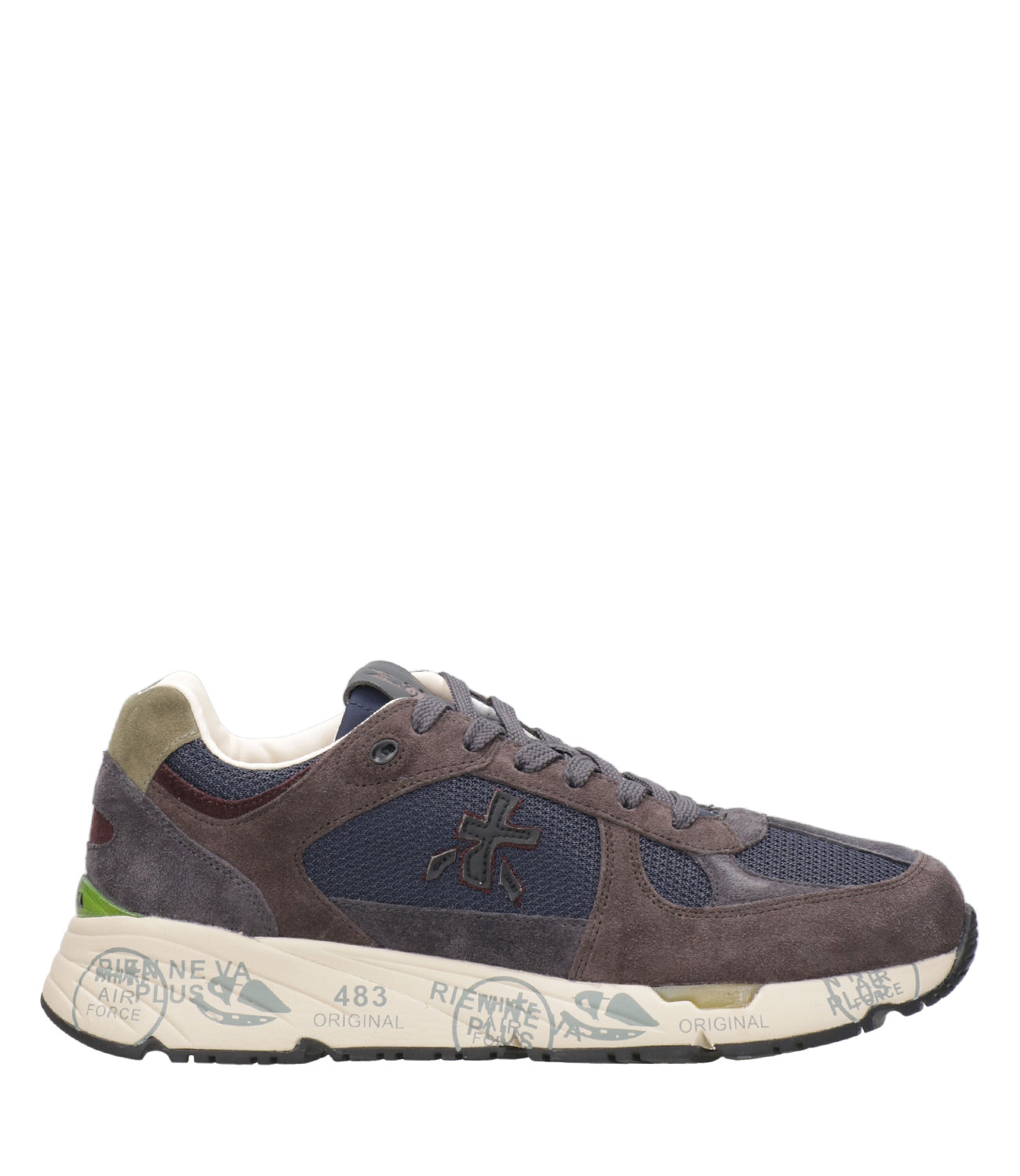 Premiata | Mase 6889 Blue and Gray Sneakers