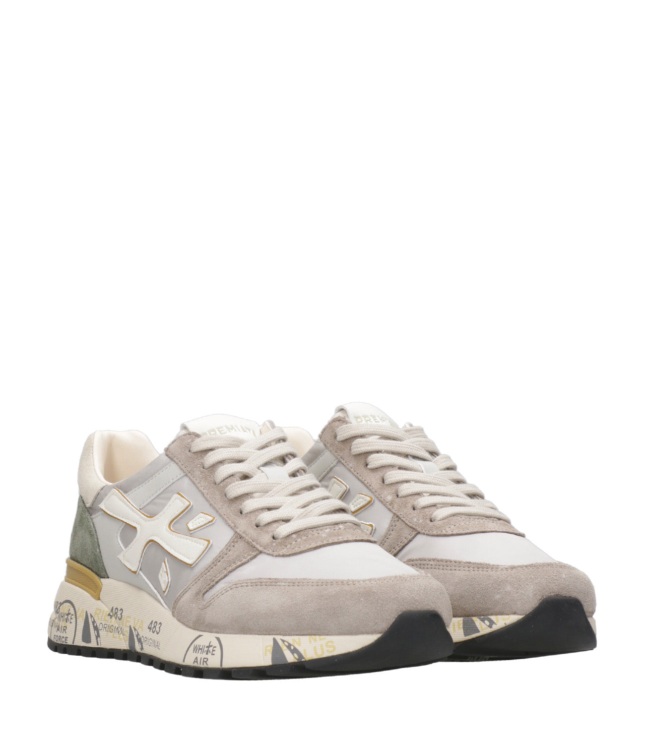 Premiata | Sneakers Mick 6871 Avorio e Militare