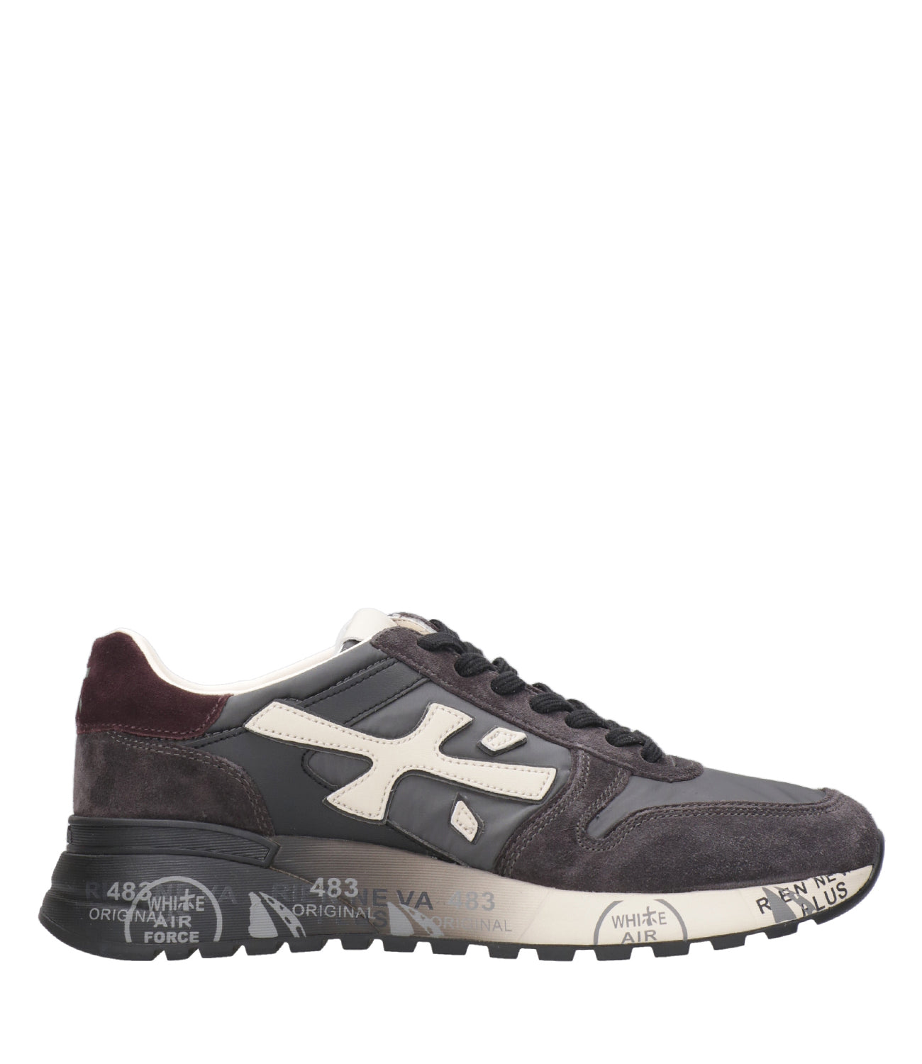 Premiata | Sneakers Mick 6872 Grigio e Bordeaux